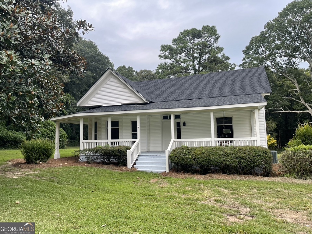 Nothing says country living like this beautiful updated southern charm in Williamson Ga. This remodeled historic home gives you the best of both worlds with it's classic historic charm with all the modern upgrades. Enjoy your morning coffee or evening relaxation of the beautiful full front porch. As you walk into the front door, you will be welcomed by the large foyer/hallway leading you into each room. This home offers the original refinished hardwood floors along with new flooring throughout the rest of the house. The living area was expanded, creating an open concept floor plan from the kitchen to the living area. The chef of the house will enjoy the completely upgraded kitchen including new fixtures, cabinets, countertops, stove top and a brand new island providing plenty of room for meal prep or dining. Both bathrooms were completely remodeled including new flooring, lighting and fixtures. To make this home even more inviting is a brand new roof, new paint, moisture barrier completed in crawl space as well termite treatment. Don't miss this chance to own your very own home in the highly sought after Pike County school district.
