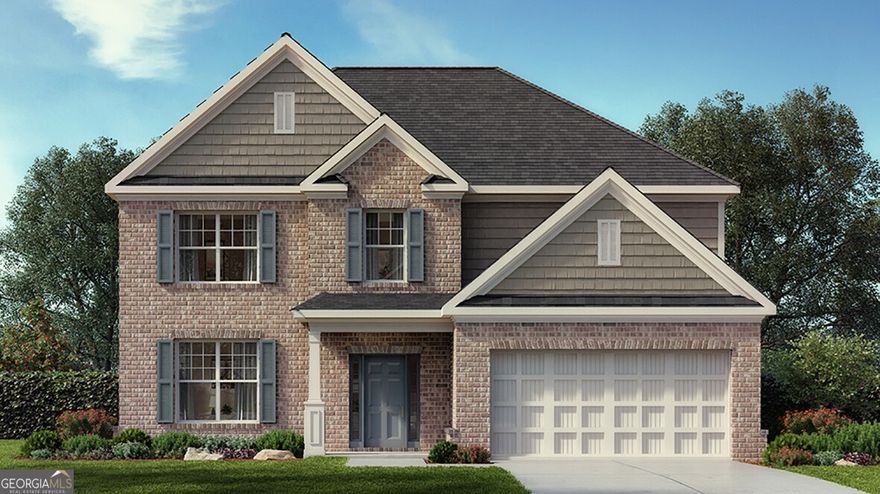 Welcome to 3975 Haven Way, a beautiful new construction home at Haven Abbey in Cumming, GA. The popular Lynnbrook floorplan offers 4-bedroom, 3-bathrooms in 3,073 square feet, along with a 2 car garage. Walk into this home and see beautiful, coffered ceilings in the dining room. The kitchen boasts beautiful 42" white cabinets, upgraded tile backsplash, chimney stack canopy vent hood and quartz countertops with a separate drop-in gas cooktop, under cabinet lighting and pendant lights over island. A butler's pantry sits off the kitchen. The open concept design allows room to entertain in the spacious family room with a fireplace. The main level features a guest bedroom with full bathroom with 5' walk in shower. The oversized primary suite comes with a large closet. Secondary bedrooms include walk-in closets and upgraded tile in the bathrooms, along with an upstairs bonus room. The exterior features of this home include architectural roof shingles and a covered back patio. Come check out this private intimate Haven Abbey community in Cumming, GA. Make 3975 Haven Way your future home!