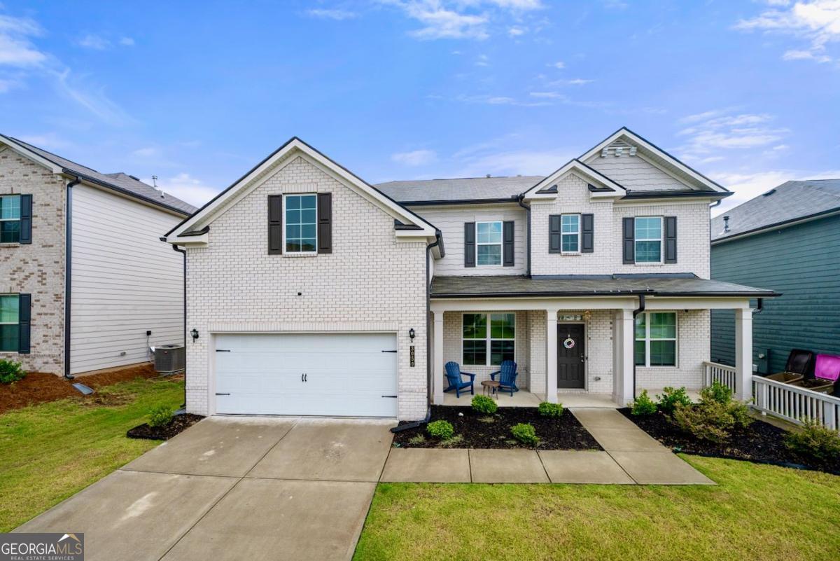 Get ready to fall in love the moment you step inside this stunning 5 bed, 4 bath beauty in Buford! This home checks every box with a guest suite on the main level, wide-open living spaces, and a kitchen loaded with every upgrade you can imagine... think oversized island, sleek cabinetry, and high-end finishes throughout! The natural light pours in from every angle, highlighting the open-concept layout that flows perfectly for both relaxing and entertaining. Upstairs features spacious bedrooms, a luxurious primary suite, and plenty of flex space for whatever you need. The backyard is private, fenced, and ready for summer fun. This one is a must-see!