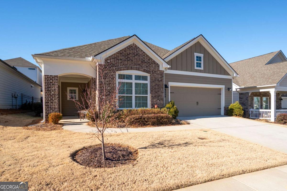 Welcome to this beautifully designed home located in the highly desirable **Courtyards at Camden** active adult community, where luxury, convenience, and a vibrant lifestyle come together. This Traton Homes "Verona" floor plan, just 5 years old, features 2 bedrooms, 2 full baths, with the third bedroom offering flexibility as a home office, den, or guest retreat. **Master Suite:** The oversized Master Bedroom (approx. 14x27) is a serene escape, complete with a spa-like Master Bath that includes a walk-in shower with grab bars, a double vanity, and his-and-her closets. **Living Spaces:** This home's open floor plan is filled with natural light, creating a warm and inviting atmosphere. The family room boasts a stunning custom fireplace with a cedar mantle and brick hearth, perfect for cozy evenings or entertaining guests. **Gourmet Kitchen:** The chef's kitchen is a standout, with cream cabinetry and granite countertops. The large kitchen island offers plenty of seating and storage, while a separate dining room provides a dedicated space for formal meals and gatherings. **Outdoor Living with Privacy:** The outdoor spaces are a true highlight, offering both comfort and seclusion. The screened-in porch (approx. 11x19) and the covered patio (approx. 15x27) are thoughtfully positioned and enhanced with landscaping and fencing to ensure maximum privacy. Whether relaxing with a book or hosting friends, these outdoor areas provide the perfect private retreat. The fenced backyard is beautifully landscaped and equipped with an irrigation system for easy maintenance. **Additional Features:** - Recirculating hot water system - Laundry room with built-in cabinets - Security system for peace of mind - Included appliances: washer, dryer, and two refrigerators **Community Amenities:** The **Courtyards at Camden** community offers a low-maintenance lifestyle, with the HOA covering lawn care, termite control, and trash service. Residents also enjoy access to exceptional amenities, including a clubhouse, swimming pool, and fitness center-perfect for staying active and social. **Prime Location:** Situated near shopping, dining, the YMCA, and entertainment options, this home provides unmatched convenience in a peaceful and friendly setting. Don't miss the chance to own this exquisite property in the sought-after **Courtyards at Camden** community. Schedule a tour today and experience the lifestyle you've been dreaming of!