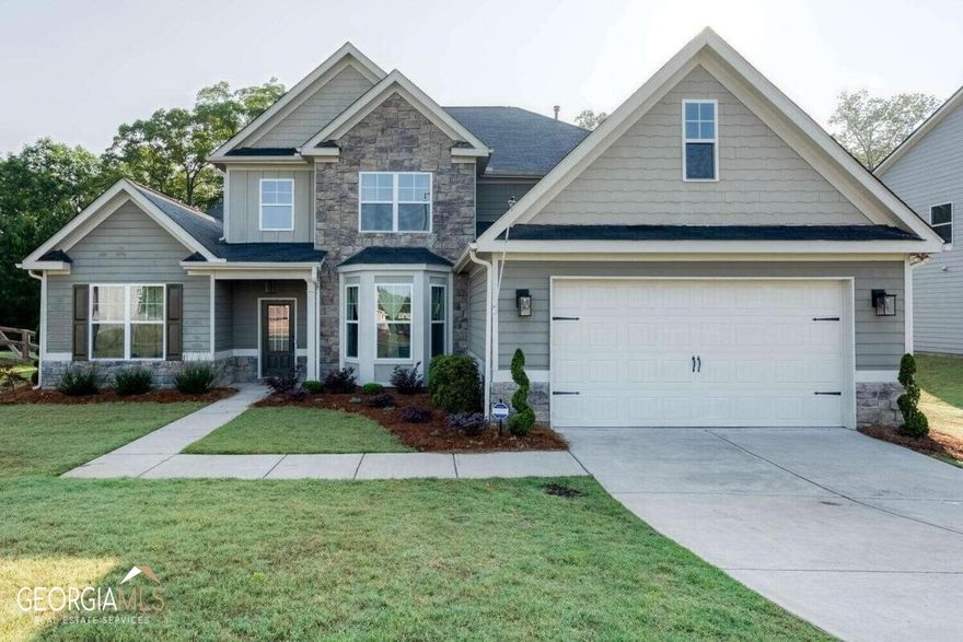 Back on the market due to no fault of the Seller. Buyer's financing fell through. This house is the BEST opportunity for you to have an almost newly constructed home without the hassle of trying to get your landscaping started or window treatments installed, or big screen TVs hung! This house has it all - except a new owner! The sellers here thought of everything. Brand new stainless steel Frigidaire Gallery appliances, including the refrigerator. Inground irrigation system, fenced back yard, simply Safe Security system, generator tap box on the patio - (just in case of a storm), soft close drawers in the kitchen, Culligan Kitchen Sink Drinking Water Filtration System and a wireless pet-safe fence. Wow! This house has all the bells and whistles you could want. The list goes on with dual zoned Carrier HVAC, gas fireplace, digital Touchscreen Wifi Dual Zoned Thermostats. This is a beautiful community with pool, tennis and a playground for the kids. The bus stop for Paulding County school stops right in front of this home. How convenient is that?