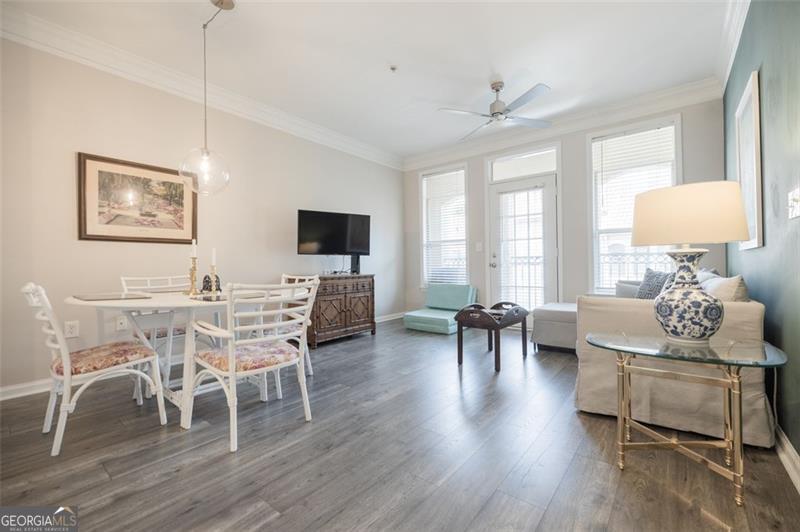 Live in The Heart of Midtown! This beautiful 1BR/1BA top floor unit is move-in ready and is in the sought after Tuscany Condo Community! This charming home has an open floor plan that enables you to entertain your family who may be watching TV while you are cooking up a meal in the gourmet chef's kitchen. Your walking distance to shops, great restaurants, MARTA, Piedmont Park, the Beltline and all of what Midtown offers! This gated community has great amenities such as a swimming pool, a gym, a clubhouse for parties, and a dog run too. Plus a courtyard to grill out! Enjoying your morning coffee on the balcony is a great way to start your day. Come on home, it's ready for you!