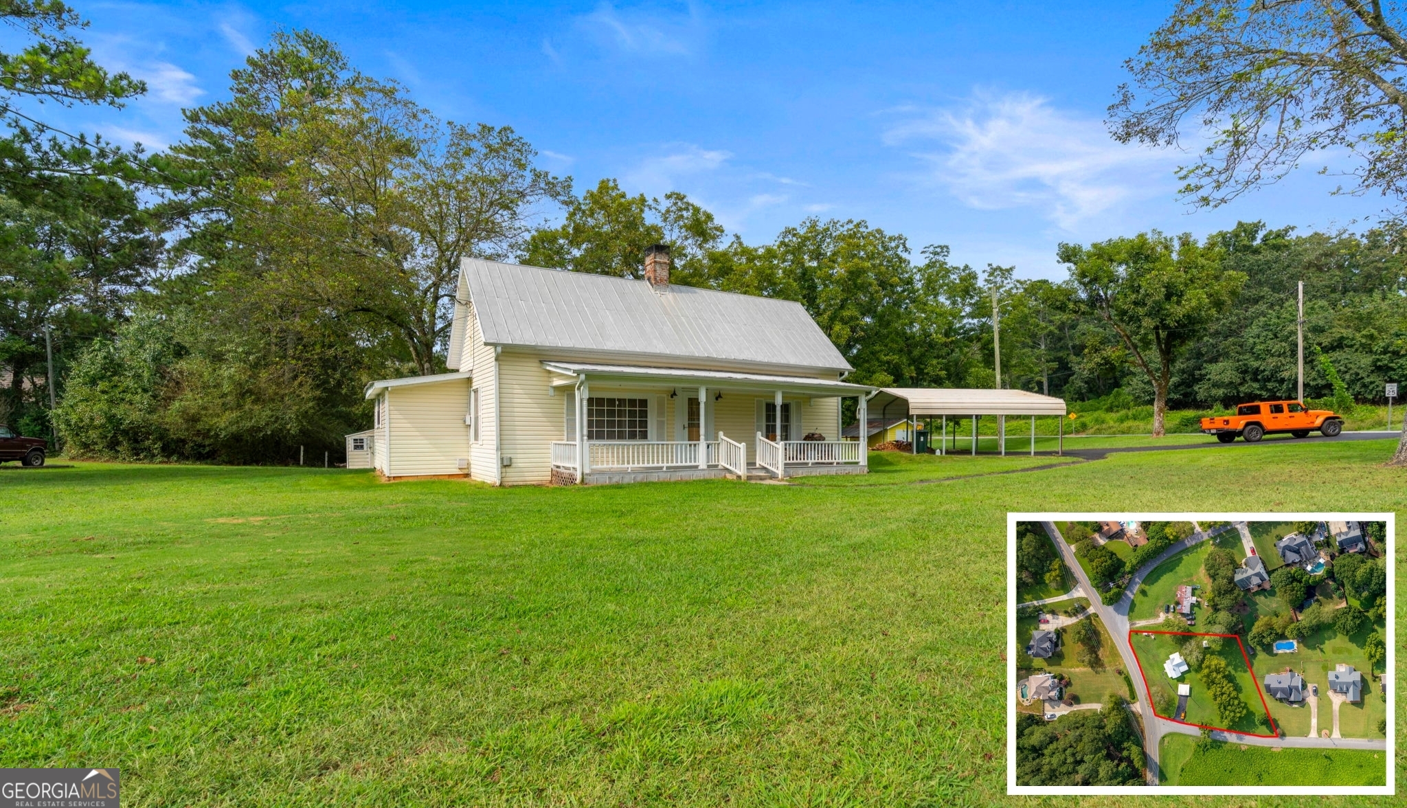 Charming Opportunity on Over 1 Acre - Forsyth County Living Near Lake Lanier! Welcome to 5705 PWA Drive in Cumming, GA, where space, freedom, and lifestyle come together. Nestled on over an acre of level land with no HOA restrictions, this property is perfect for anyone who craves room to spread out. Park your RV, boat, or extra vehicles with ease, and enjoy the peace of mind that comes with unrestricted living. Just 2.4 miles from Young Deer Park and its public boat launch, you'll love quick access to Lake Lanier for boating, fishing, kayaking, and lakeside adventures. With nearby parks, shopping, dining, and entertainment, plus convenient access to GA-400, you'll find the perfect balance of tranquility and convenience. Forsyth County is one of Georgia's most sought-after locations, offering: Award-winning schools recognized statewide for excellence. Low property taxes and senior tax breaks that make living here even more affordable. A thriving community with year-round parks, trails, and recreation options. The property currently features a 2-bedroom, 1-bath home along with two sheds/outbuildings-ideal for storage, hobbies, or workshop space. The home needs some updates but provides a solid foundation to renovate or expand. With gas, well water, and public water already in place, the heavy lifting for utilities is done. Whether you choose to remodel the existing home or build your dream retreat, this large lot gives you the freedom to create exactly what you've envisioned. With Lake Residential zoning (LR), your possibilities are wide open. Don't miss this chance to own a slice of Forsyth County living-where lake life, top schools, and no-HOA freedom meet!