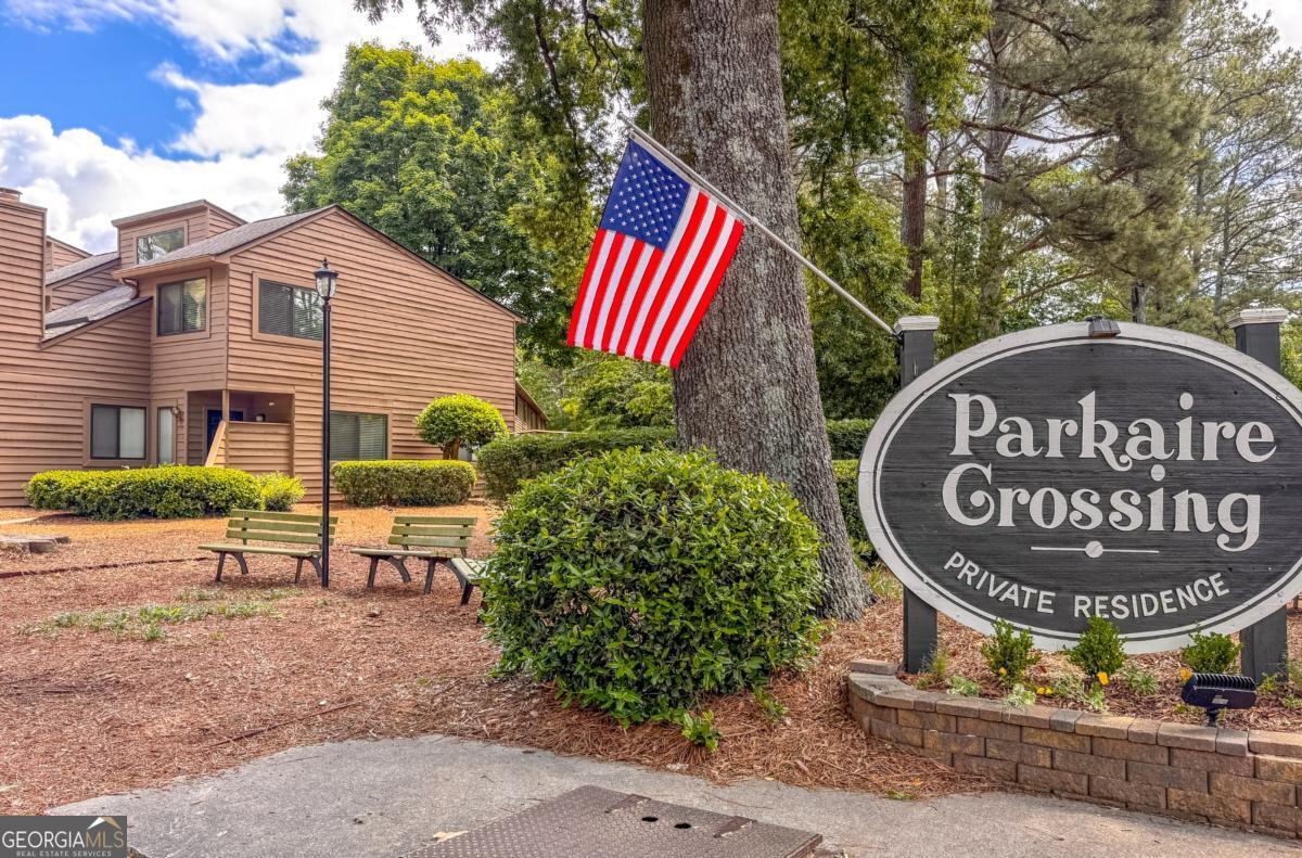 This top floor East Cobb condo is located in one of the most desirable school districts in the state! My sellers love that the community is quiet and well maintained with a beautiful pool, tennis court and grills for your use. The 3 bedrooms and 2 full bathrooms provide plenty of space spread over 1624 sqft. Featuring a kitchen with new granite countertops, gas range, plenty of cabinets and counter space. The dining room looks into the kitchen and living room. The living room has a gas fireplace and provides access into the sunroom. All 3 bedrooms are all generously sized and have plenty of closet space, the primary suite has 2 closets. Plenty of owner and guest parking in this lovely community. Welcome Home!
