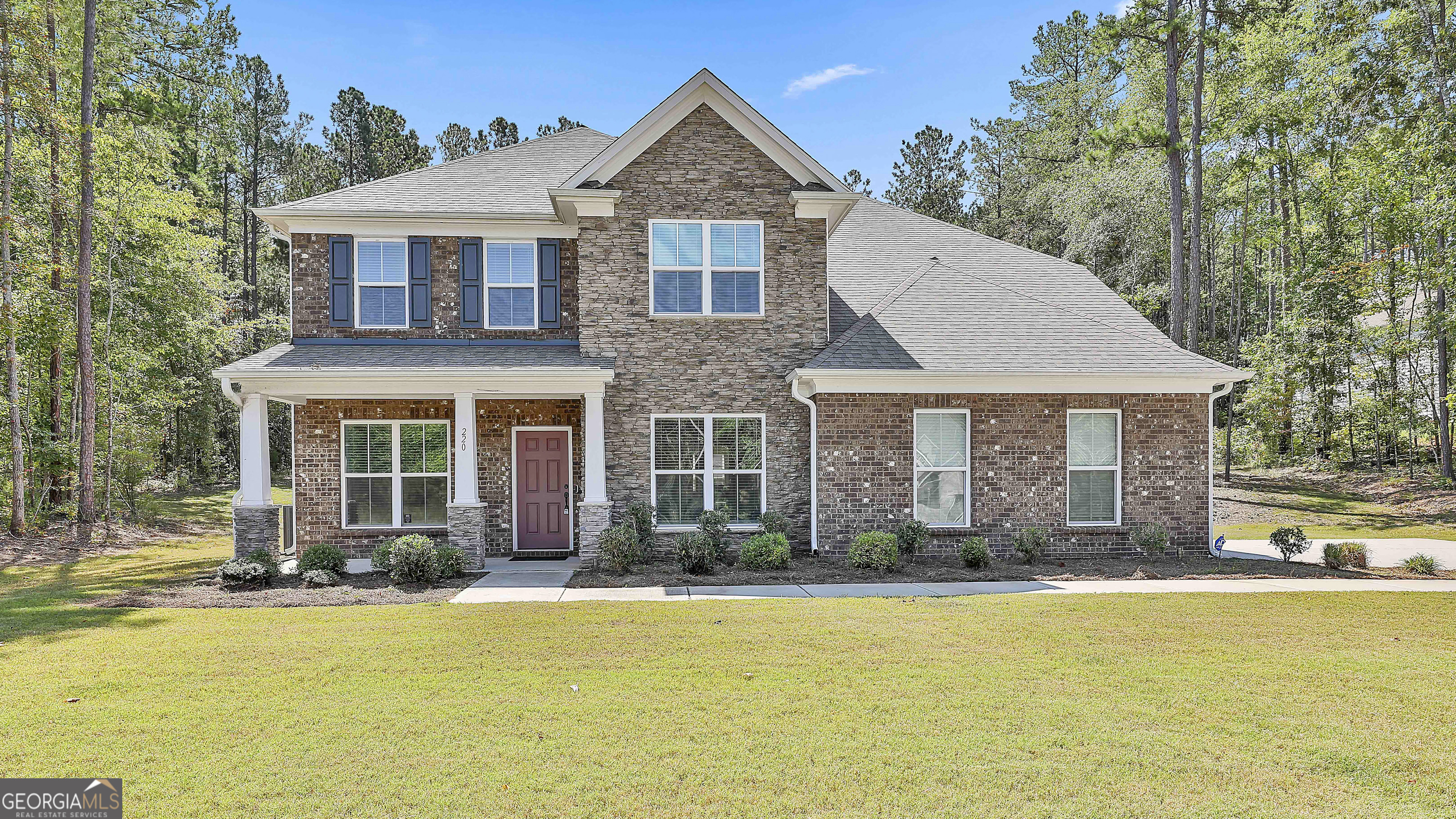 Welcome to this beautiful newer-construction home featuring 4 bedrooms, 2.5 bathrooms, and multiple flexible living spaces. Step inside from the charming covered front porch and be greeted by a formal dining room with a butler's pantry leading directly into the kitchen, as well as a private office perfect for working from home. The spacious living room, complete with a cozy fireplace, flows into the chef's kitchen, showcasing a large island, stainless steel appliances, a gas range, and a walk-in pantry. A built-in desk nook and a bright all-season sunroom provide even more versatility on the main floor, along with a convenient half bath. Upstairs, a large loft offers an additional gathering space. The impressive primary suite features two walk-in closets and a spa-like en suite bathroom with dual vanities, a soaking tub, and a tiled stand-up shower. Three additional bedrooms share a full Jack-and-Jill bath, making the layout ideal for families or guests. Outside, the flat backyard is ready for outdoor enjoyment and entertaining. The HOA includes AT&T fiber optic internet, and the location can't be beat-just minutes from Trilith, Fayetteville Square, Fayette Pavilion, and the highly anticipated National Soccer Training Center. With quick access to the airport and downtown Atlanta, this home truly checks every box! Southeast Mortgage is our preferred lender. If buyer chooses to work with them, Southeast Mortgage will provide 1% credit up to $5,000. Reach out to the listing agent for more information.