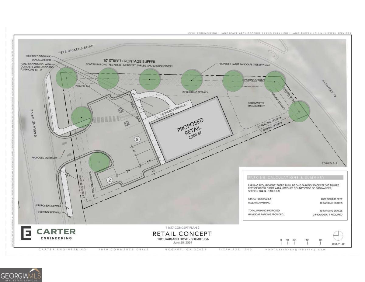 Introducing a brand-new opportunity coming July 2026! This 2,800 SF retail space at 1011 Garland Drive offers prime visibility and easy access for your business. Situated on a highly visible corner lot at the intersection of US Highway 78 and Pete Dickens Road, this strategic location experiences nearly 20,000 average daily trips, ensuring a steady flow of potential customers. Its the perfect location for your business. *Landlord is a licensed real estate broker in the state of Georgia. Area Description: Located on Highway 78 just minutes from Hwy 53 and Hwy 316, 1011 Garland Drive is convenient to both Athens and Atlanta. Downtown Atlanta is less than 60 miles away, and downtown Athens and The University of Georgia are only 12 miles from the property. Highlights: Brand-new 2,800 SF retail space available July 2026 Corner of US Highway 78 and Pete Dickens Road Over 20,000 Average Daily Trips Highly visible corner lot Convenient access for customers