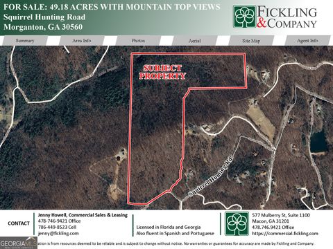 0 Squirrel Hunting RD Morganton GA 30560