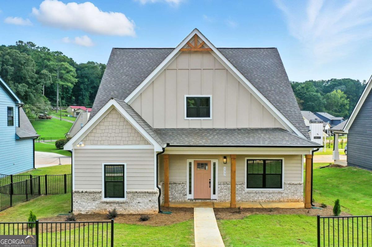 THE LOLA PLAN! MOVE IN READY! Fall into savings with 4.99% fixed rate or $20,000 of builder incentives* with September contract. Call us for details! Welcome to Ferguson Corners-a boutique community by MarDon Construction, designed with luxury details and exceptional quality. The Lola plan combines elegance with everyday functionality, featuring a chef's kitchen with quartz countertops, stainless steel appliances, a large island, and open views into the family room-perfect for entertaining. The main level also offers a stylish home office, mudroom, covered patio, and a private owner's suite with spa-inspired bath, walk-in closet, and direct laundry access. Upstairs, you'll find three additional bedrooms, two full baths, and a versatile loft/bonus area. Ideally located just minutes from Downtown Emerson, Downtown Cartersville, Red Top Mountain, and Lake Allatoona, this community delivers a lifestyle like no other. *The incentive is subject to lender and government restrictions. The offer is subject to change or may be discontinued. Your actual mortgage interest rate, APR, and closing costs may vary based on the loan product, your application and qualifications, and based on applicable closing costs and fees.*