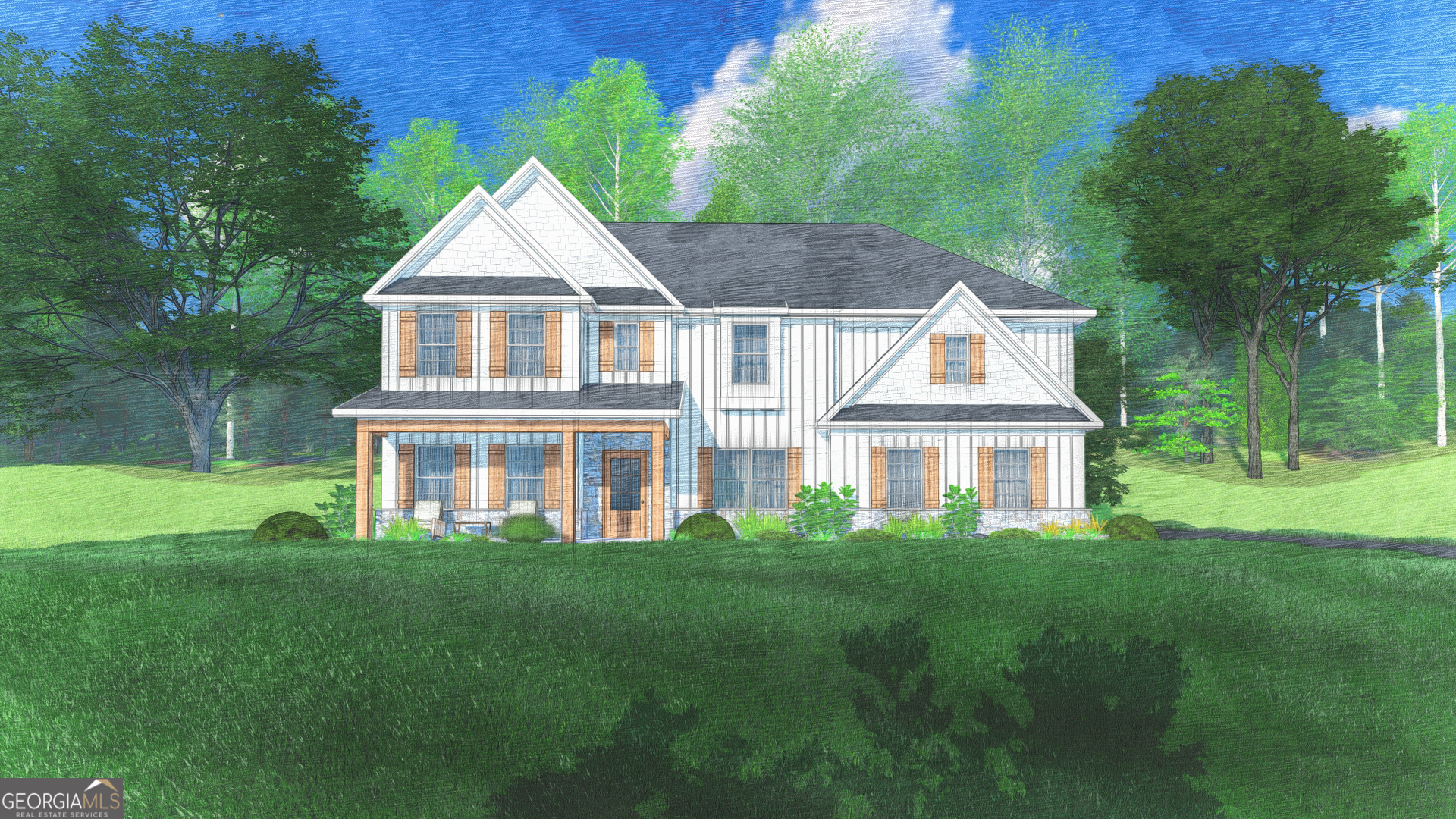 Knob Hill is a premier Hughston Homes community known for its luxury features, thoughtful design, and Spacious Homesites! Welcome to our Magnolia A Floorplan. Absolute Favorite Floorplan w/3645 Sq. Ft. of Elegant Living Space. Our Exclusive Knob Hill Community is filled with Charm, and centrally located. Already included Luxury Options such as Farmhouse Porch, Stone Wrapped Columns, Gameday Patio w/ Outdoor Fireplace, Gourmet Kitchens, Luxury Vinyl Plank Flooring, Luxury Trim & Plumbing Package are sure to impress. ***Elevate your lifestyle with Included Home Automation** Absolutely Stunning & Full of Captivating Details! Step into the Well-Lit Foyer and Feel Right at Home! Dining Room Boasting Tons of Detailed Finishing. Open Concept with Spacious Great Room featuring a Wood Burning Fireplace. Gourmet Kitchen with Gas Cooktop, Wall Mount Microwave/Oven, Stainless Venthood & upgraded Dishwasher. Stylish Cabinetry, Quartz Countertops, Tiled Herringbone Backsplash, Large Kitchen Island open to Breakfast Area & Walk-in Pantry for Additional Storage. 5th Bedroom on Main Level with attached Full Bath is perfect for a Guest Suite. Owner's Entry Boasts our Signature Drop Zone, ideal for a Catch-All. Upstairs, you will find an Expansive Owner's Suite featuring Tons of Natural Lighting. Owner's Bath w/ Tiled Shower, Garden Tub, Extra Vanity Space & Huge Walk-in Closet. The Versatile Media Room creates a 2nd Living Space. Additional Bedrooms are Spacious with Ample Closets. 2 Full Baths are located Upstairs. Luxury Vinyl Plank Flooring throughout Main Living Areas, Upgraded Trim & Gourmet Kitchen give this home a High-End Feel. 3 Car side Entry Garage, Gameday Patio with Fireplace creates an Outdoor Oasis. A Must See!