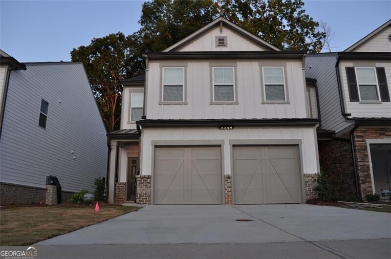 Enjoy living in this corner unit townhome located in the gorgeous Brookview subdivision in sought after Cumming area. This two story, 3-bedroom, 2.5 bathroom end unit features open floorplan, large living & dining area with a gas fireplace and because of being a corner unit lots of natural light comes through windows. Open concept kitchen features gorgeous white cabinets, granite countertops, island & stainless steel appliances, washer and dryer included. Second floor features a large open loft area at the top of the stairs, large owners suite, large secondary bedrooms facing the rear of the home, laundry room and a hall bathroom. Master bath features double vanity, large shower and a walk-in closet. Neighborhood features a swimming pool, cabana, community playground and tennis courts. Refrigerator also included.