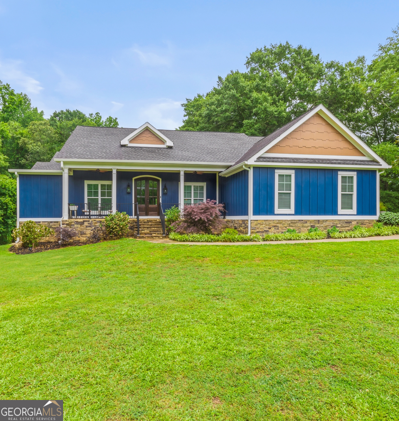 Back on market to no fault of the sellers! Must-see ranch with large bonus room and a full finished basement on 5 acres and a pond! Instant curb appeal and completely updated, inside and out! Walk in to a high-ceiling foyer, inviting and airy living room with shiplap fireplace and stunning hardwood floors. Primary bedroom on main boasting a stunning spa-like en suite with double vanity, free standing bathtub and tile shower. The open kitchen is perfect for entertaining, with new quartz countertops and ample cabinetry space. Two additional bedrooms on main share a full bath. Large bonus room upstairs, perfect for an office or an additional bedroom. The full finished basement offers an incredible private space for guests or the perfect opportunity for additional income with its two bedrooms, office space, full bath, laundry room, complete kitchen and private entry. Enjoy the peaceful oasis in the backyard and entertain company by the pool or outdoor cooking area. This property is a true gem and just minutes from Peachtree City, Senoia and Fayetteville.