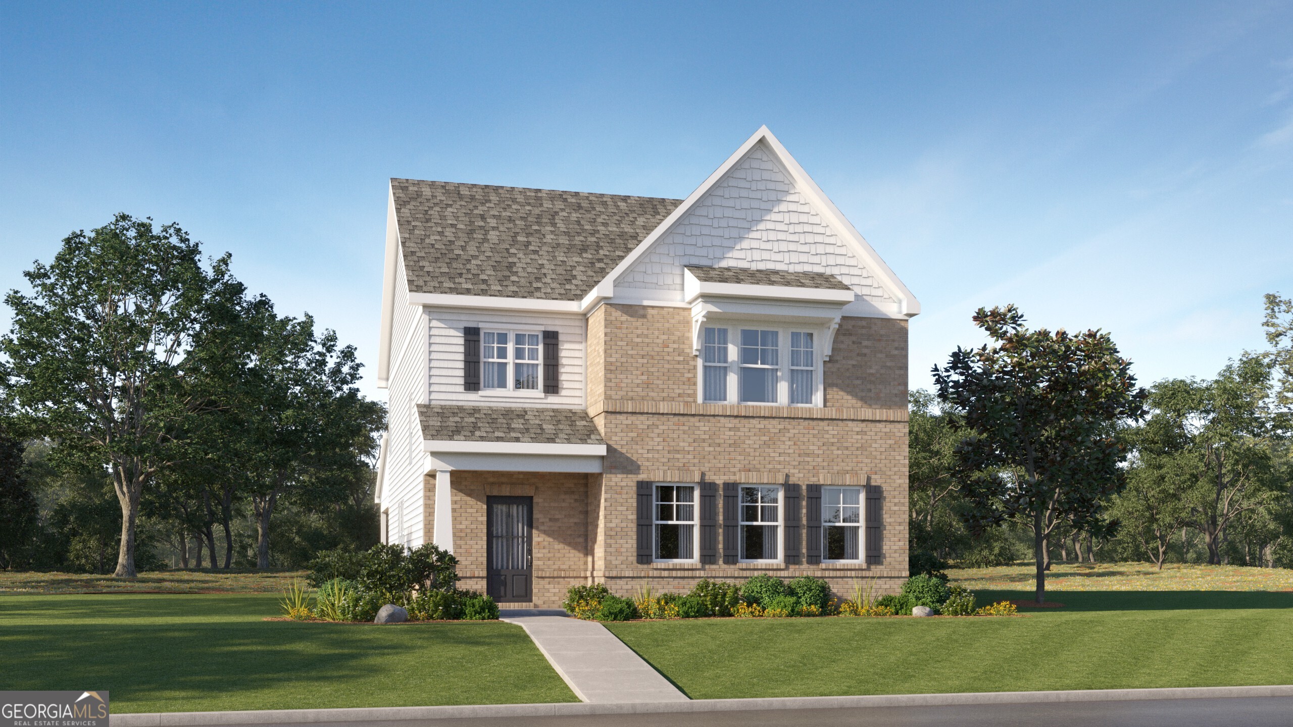 Welcome to Forrest Crossing!This new two-story home is designed for modern living and entertainment. Upon entry is a sprawling family room with a center fireplace ideal for cozy gatherings, which seamlessly connects to a chef-ready kitchen and an airy dining room. Nearby, a convenient mudroom offers direct access to a rear porch for outdoor moments. On the top floor, all four bedrooms provide peaceful retreats, including the luxurious owner's suite with a spa-like bathroom and private walk-in closet. Prices, dimensions and features may vary and are subject to change. Photos are for illustrative purposes only.
