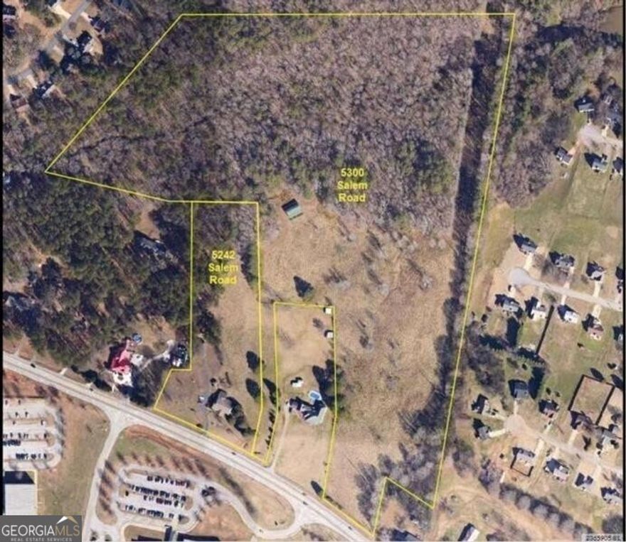 33.19 beautiful, rolling Acres of Land with frontage on Salem Rd zoned R2. Land has a large 36x48 Five horse / stall barn with fixer upper room and 1 BA.   Less than 2 Miles (under 5 min) from Brown Bridge Publix, Walmart, Walgreens, Urgent Care. Road frontage for site development and potential multiple home sites based on buyer due diligence of zoning requirements.  Land showings require appointment with the listing agent to view the property in person. Aerial video available.
