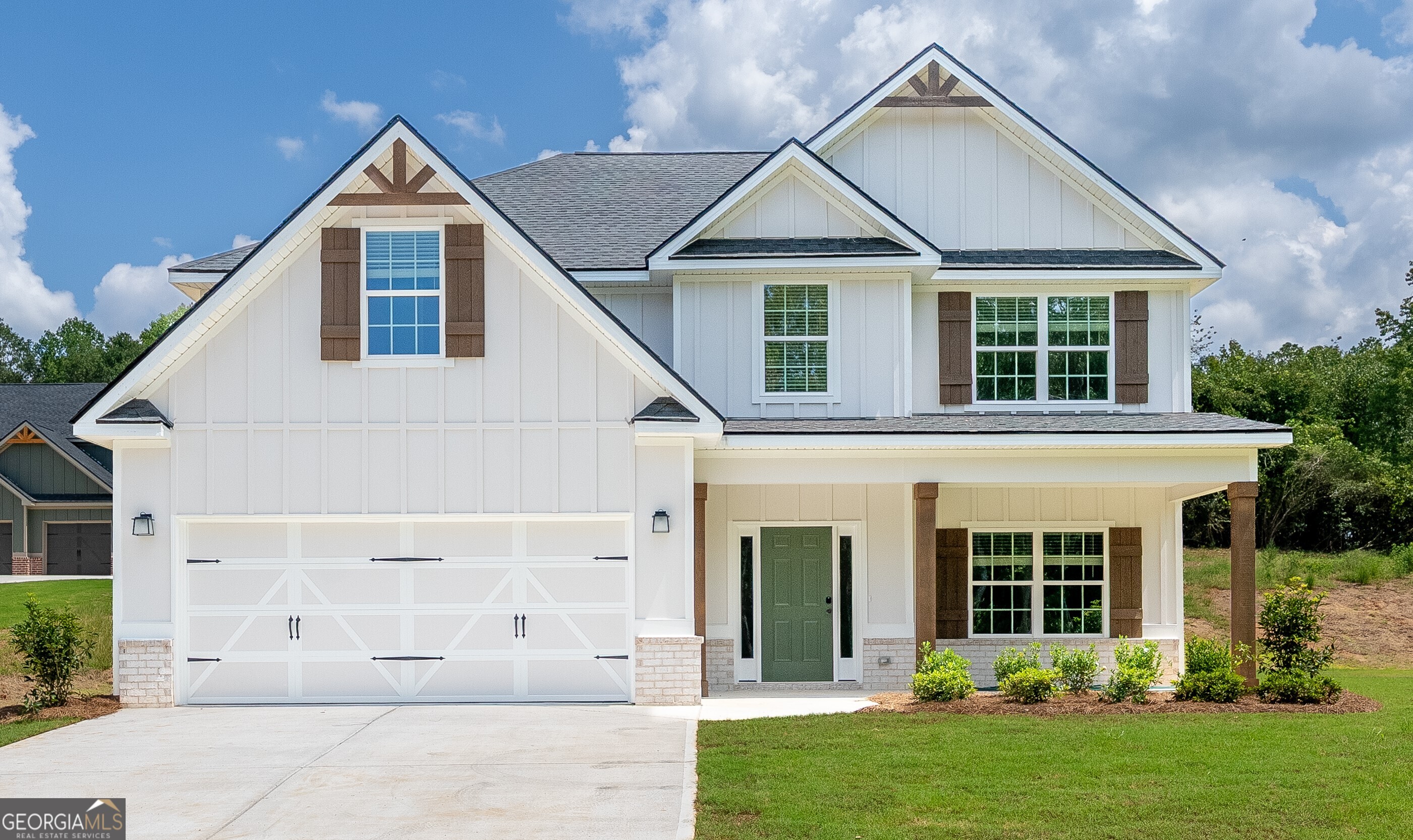 Bohannon Ridge is a new, vibrant Community located on Bohannon Road in the picturesque town of Grantville, GA. Welcome to our Camden A Floorplan. One of our Favorite Floorplans, with 2599 SF of Stylish Living Space! Spacious Great Room, Formal Dining, Huge Chef's Kitchen & Breakfast Area, 4 Bedrooms, 2.5 Baths with 2 Car Garage & Our Signature Gameday Patio w/Wood Burning Fireplace is the Perfect Space to Spend a Crisp Fall Evening! Elevate your lifestyle with Home Automation, Keyless Entry, Video Doorbell, Automated Front Porch Light, and more! Love at First Sight! Step into the Foyer with Soaring 2 Story Ceilings, Formal Dining Room Boasting Tons of Detail. Large Great Room featuring Wood Burning Fireplace & Tons of Room for Entertaining. The Well-Equipped Kitchen has plenty of Stylish Cabinetry, Granite Countertops, Tiled Backsplash & Stainless Appliances. Kitchen Island overlooking Breakfast Area and Walk-in Pantry for Additional Storage. Owner's Entry Boasts our Signature Drop Zone, the Perfect Catch-all. Laundry Room & Half Bath are conveniently tucked on the Main Level. Upstairs offers an Expansive Owner's Suite, creating a Private Retreat. Owner's Bath with Garden Tub, Separate Shower, Dual Sinks & Generously sized Walk-in Closet. Spacious Additional Bedrooms with Tons of Natural Light. Full Bath Upstairs, just steps from Additional Bedrooms. Enjoy Vinyl Plank Flooring & Tons of Hughston Homes Included Features!