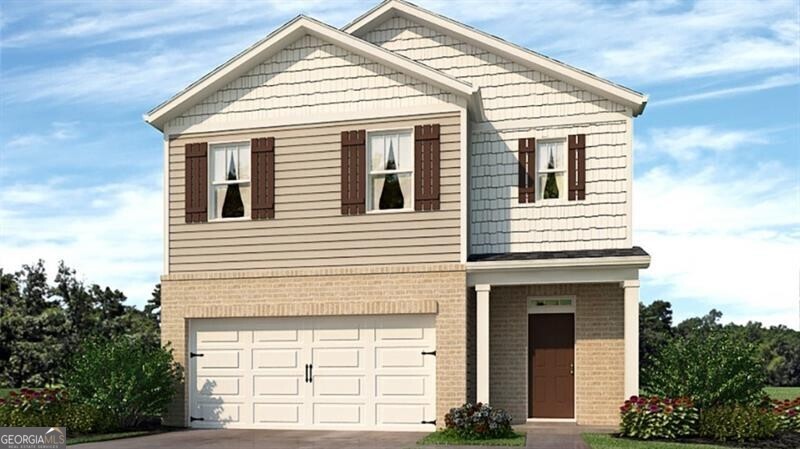 Visit Rome GA's Northberry community near Rome Tennis Center. This Robie plan home at 10 Coggins Place offers the space and flexibility today's families need with 5 bedrooms and 3 full bathrooms plus a 2-car garage across a thoughtfully designed two story layout with 2,360 square feet. Perfect for multi-generational living, this home features a guest bedroom and full bath on the main floor along with a bright open-concept kitchen, dining and living area ideal for entertaining. Upstairs you'll find a spacious owner's suite with a walk-in closet, a versatile loft area and 3 additional bedrooms. With smart home features and quality construction 10 Coggins Place combines function, comfort and modern design.