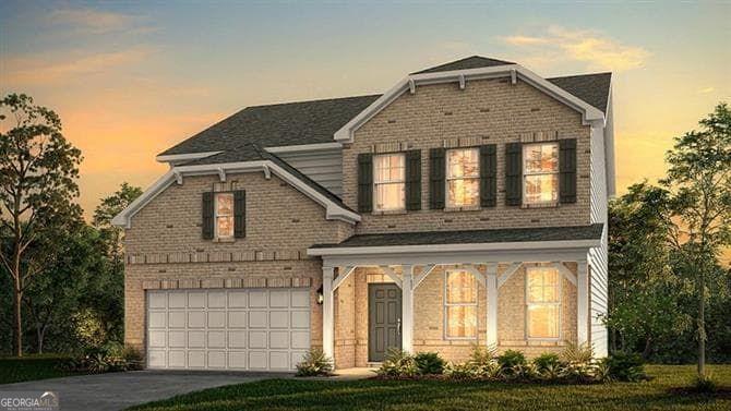 The four-bedroom Atwood Floor Plan is the epitome of luxury living in our Grayson homes. Our Grayson rentals will change your definition of quality living. They come in four-bedroom layouts that cover between 2,486 and 3,057 square feet of space adorned with premium amenities. In the kitchens, you'll find linen white/ stone grey shaker style cabinets with matte black/brushed nickel hardware, stainless-steel gas ranges, refrigerators with filtered water/ice dispensers, and touchless faucets, as well as islands with USB charging ports and pendant lights. The bathrooms showcase tile floors and marble countertops, while the primary bedrooms await you with luxury carpets and tray ceilings. But that's not all - all our houses include ample yards, access to attic space, walk-in closets, energy-efficient windows, Z-Wave smart locks, Honeywell wi-fi enabled thermostats, and attached garages with remote and app control. You may also enjoy unfinished basements, covered patios, flex spaces, and dual-sink vanities in select homes. Make the most of our common areas. Stroll around the lake, enjoy refreshing dips in the pool, or take your furry friend for a walk on the beautifully landscaped sidewalks. If you feel like socializing with neighbors, invite them to the multi-purpose green spaces to chit-chat over a cup of joe. Photos are representative of model home, and not actual home. Listing address is actual address of home.
