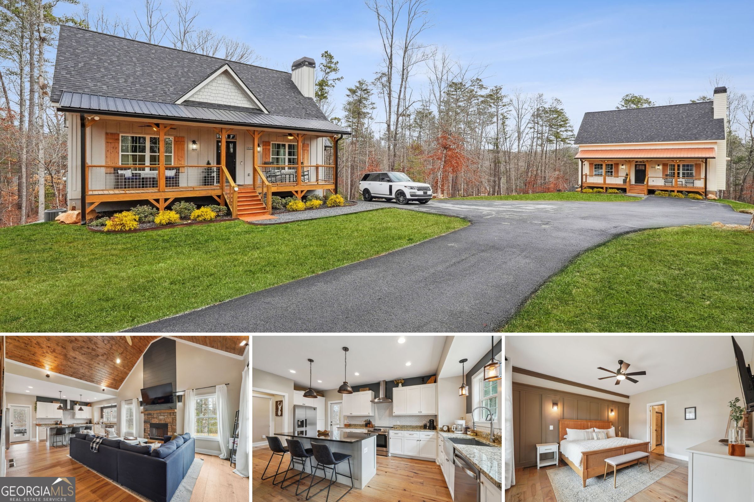 Prime Incoming Producing Investment Opportunity in Clarkesville, GA. This gated 2+ acre property boasts two turnkey cottages-Pine and Oak-designed to captivate the booming short-term rental market in the area. Offering a total of 6 bedrooms, 4 full baths, and 2 half baths, these modern cottages feature bright, inviting interiors, well-equipped kitchens, and luxurious primary suites. Guests will love relaxing on the screened porches with serene mountain views, all within minutes of Helen, Clarkesville, and North Georgia's top wineries. The property also includes two spacious unfinished basements, offering endless possibilities for value add and customization. Ideally located less than two hours from Atlanta, this property combines privacy, convenience, and exceptional income potential. Making this an unparalleled opportunity for savvy investors. Don't miss your chance to own two turnkey properties in North Georgia's thriving vacation rental market! Disclaimer: All information deemed reliable but not guaranteed and should be independently verified. Photos & lot lines may be virtually staged to assist buyers in visualizing the property's potential. Contact the listing agent for more information or to schedule a private showing.