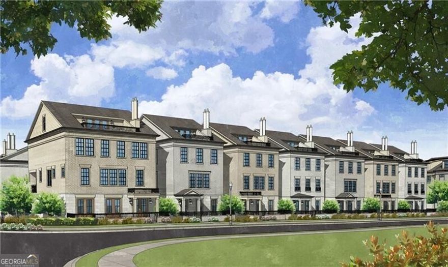 Welcome to Mayfair on Main - Alpharetta's newest and most premier development that offers single family homes and townhomes that will redefine luxury in the heart of Alpharetta. Living at Mayfair on Main offers unparalleled convenience, with shopping and dining at your doorstep. Enjoy the Maxwell across the street and premier shopping and dining of downtown Alpharetta a short stroll away. You can hop on the new Alphaloop extension outside your door and enjoy a quick ride or walk to Avalon just 1.5 miles away.  The Regent floor plan spans 3,577 square feet of meticulously designed living space, showcasing an impeccable blend of sophistication and functionality. Boasting 3 bedrooms, 3 full baths, and 2 half baths, this residence provides a harmonious balance of comfort and elegance with customizable finishes for the most discerning buyer.  Step inside and be captivated by the open floorplan that seamlessly connects the well appointed kitchen featuring top of the line floor to ceiling Wellborn cabinetry, overlooking a charming keeping room, a formal dining room, and an inviting gathering room. The Regent is designed for modern living, offering a versatile layout that adapts effortlessly to your lifestyle.  This home stands out with its unique features, with 3 levels of entertaining options including a spacious entertainment room on the terrace level that opens onto a lovely outdoor patio level. The open concept main living area as well as a gathering space on the 4th level that opens onto a rooftop terrace with a fireplace. This rooftop oasis offers an ideal space for entertaining guests or simply enjoying the breathtaking views of the surroundings.  For the utmost convenience, The Regent comes equipped with an elevator, ensuring accessibility and ease of movement throughout all levels of the home. The oversized primary suite exudes luxury, featuring a lavish ensuite bathroom and a spacious walk-in closet, creating a private retreat within the residence.  Mayfair on Main is not just a community; it's a lifestyle. With the Alpha Loop at your doorstep and The Maxwell within walking distance, and Avalon just 1.5 miles away, you'll experience the perfect blend of urban living and suburban tranquility that downtown Alpharetta has to offer. Make The Regent at Mayfair on Main your new home, and indulge in the epitome of luxury living in the heart of Alpharetta! Renderings showcase the finishes, do not reflect exact floor plans and are subject to change.