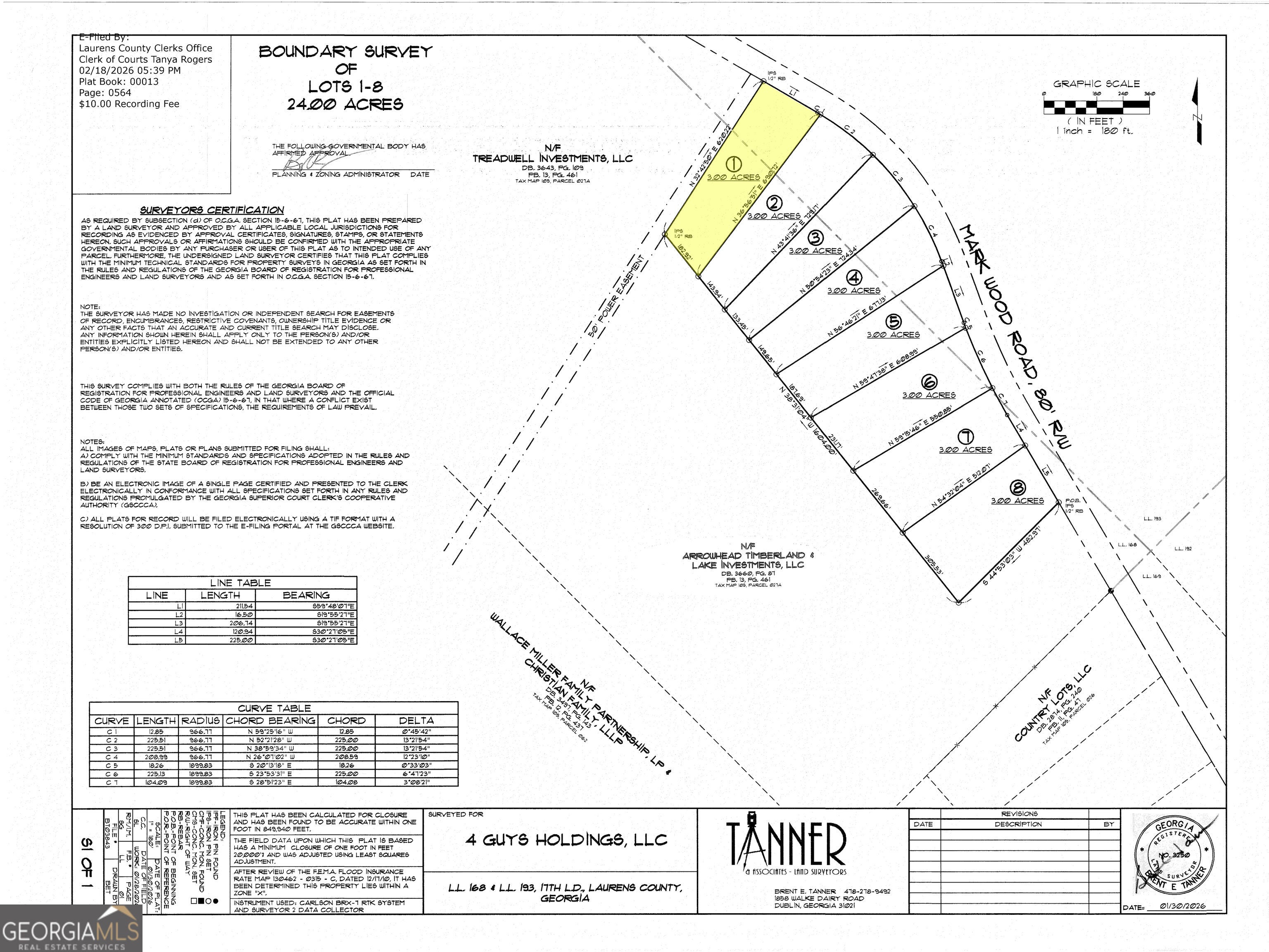 0 0 Mark Wood Rd. Lot 1