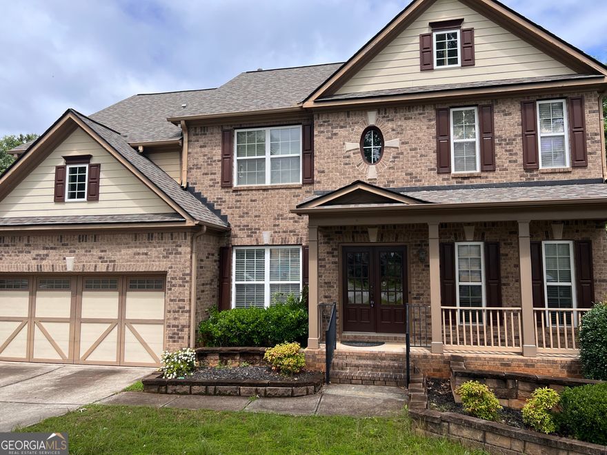 Sought after location- A must see on this 4 bedroom, 3 bathroom home on a full unfinished basement. Swim/tennis neighborhood with a 2 car garage, granite counters, tile backsplash, appliances, hardwood floors, fireplace, 2 story family room, awesome views off deck, formal dining room, living room, and office on first floor. Huge master bedroom, jetted garden tub, separate shower, large walk in closet, laundry room upstairs, tile in bathrooms.  Please call today for an appointment.     Schools: Haw Creek Elem., Lakeside Middle, South Forsyth High