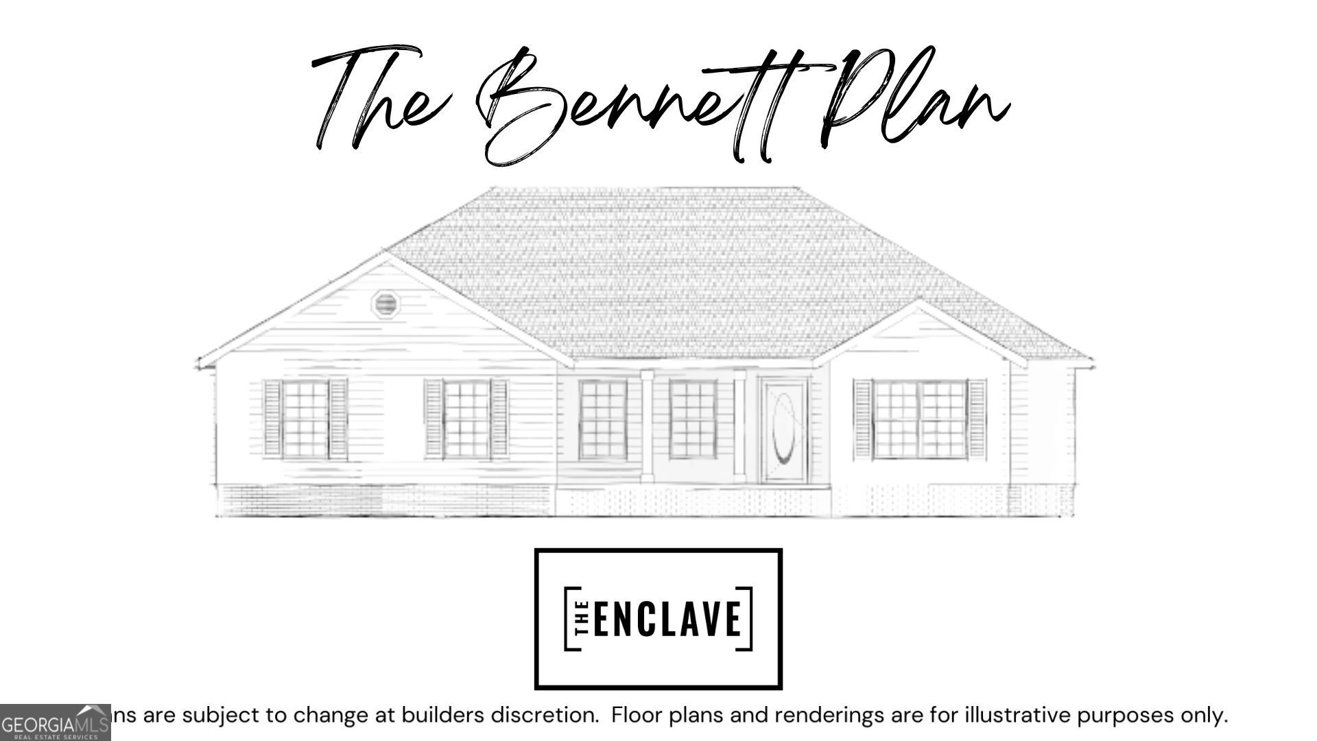 Welcome home to the Bennett plan, a fresh new open concept floor plan that offers great versatility and spans OVER 1700 sqft. Tucked away in one of Statesboro's newest residential neighborhoods, The Enclave. This gorgeous new build features 4 large bedrooms, 2 full baths, spacious living room, transitional dining space and a stunning kitchen that will leave you feeling right at home! Upgrades include sparkling granite countertops in the kitchen/bathrooms and durable LVP flooring throughout! This home also offers great standard features like stainless steel appliances, shaker style cabinetry, a full 1 year builders warranty and front yard sod/irrigation package that gives this home amazing curb appeal! Call today for more information! *Builder reserves the right to change/alter plans at his discretion. Estimated completion early Nov. 2025. 1 time mailbox fee of $450.