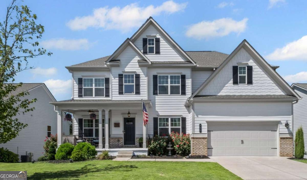 COMING SOON! SHOWINGS TO START ON SATURDAY, SEPTEMBER 13th! Welcome to this Stunning Home in a Peaceful Neighborhood! Tucked away in a quiet, friendly community, this beautiful property offers the perfect mix of comfort and style. Conveniently located near Macedonia Grade School, Creekland MS, and Creekview HS, Owens Meadow is a quaint neighborhood of just 38 homes. This home welcomes you with the Must-Have Rocking Chair Front Porch. Step inside and you'll find a spacious layout designed for everyday living. The Gorgeous White Island kitchen is truly the heart of the home, complete with stone countertops, SS appliances, and loads of crisp white cabinetry all open to the Two Story Fireside Great Room! Flowing effortlessly into the living spaces, it makes the perfect setting for cooking, gathering, and entertaining. On the main floor, there's also a bedroom with a full bath-ideal for guests, in-laws, or a home office-along with a welcoming living room and dining room for more formal occasions. Upstairs, the oversized owner's suite feels like a true retreat. It features double sinks with marble countertops, a separate garden tub, a tiled shower, and a roomy walk-in closet. Spacious secondary bedrooms, including a Teen Suite with Private Bath. Throughout the home, large windows let in natural light, creating a warm and cheerful atmosphere. The two-story great room adds an open, airy feel and is perfect for relaxing with family or hosting friends. The partially finished basement provides you with tons of space for entertaining family and friends. The Oversized Recreation Room is perfect for Weekend Fun! You'll appreciate the Large Bedroom that is currently a GREAT Craft Room! Outside, you'll enjoy the spacious deck as well as a lovely, potential pool-friendly level yard! This home truly has it all: space, comfort, charm, and a location that makes everyday living easy. Don't miss your chance to see it in person-schedule your private tour today! For Golf or Tennis Enthusiasts, nearby Woodmont G & CC offers that and more (see club for details). TERRIFIC MACEDONIA/CREEKLAND/CREEKVIEW SCHOOL DISTRICT!