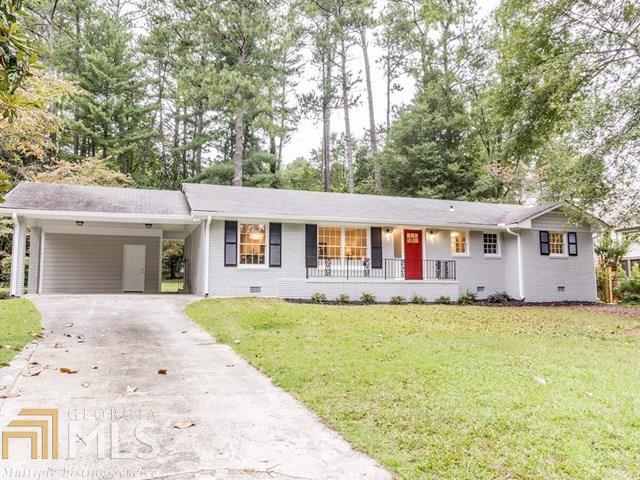 TOTAL renovation with incredible attention to detail! This 4 sides brick ranch has a kitchen & baths to DIE for & unbelievable finishes throughout -- NOT typically found at this price point! Granite countertops in kitchen/baths, gorgeous hardwood flrs, new int/ext paint, & new lighting! Amazing kitchen w/stainless steel appliances, maple cabinetry, pull-out shelves, glass tile backsplash, & breakfast bar w/pendant lighting. Keeping room has french doors out to screened porch. Custom tiled shower w/bench. All new wiring, plumbing, fixtures, hardware, & int/ext doors!