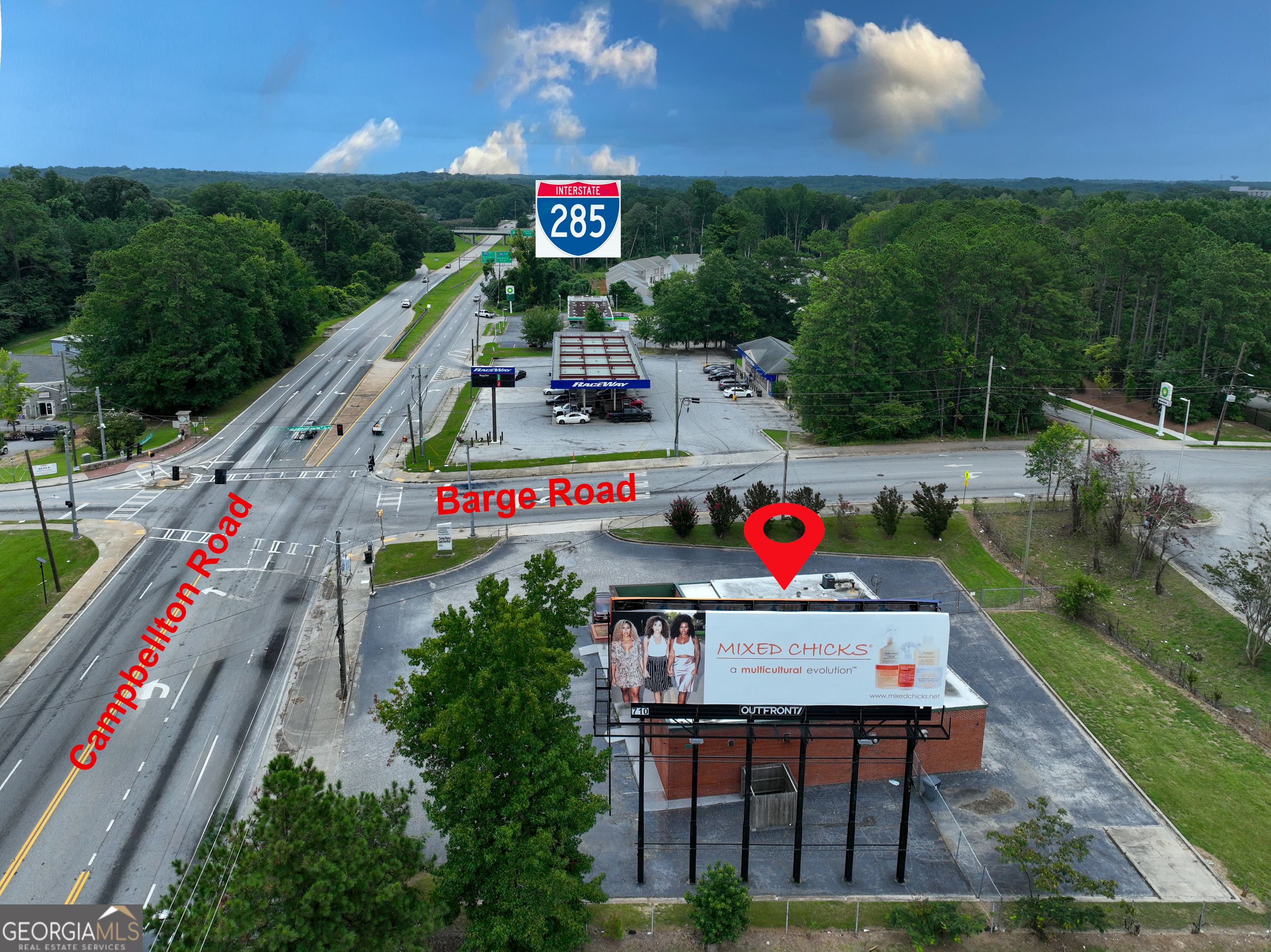 Prime Commercial Property - Established Veterinary Clinic Location Rare opportunity to own a high-visibility commercial property in a prime location just 300 yards from I-285 on a major road with exceptional traffic counts and easy access. This property has been home to a successful veterinary clinic for over 45 years and is perfectly set up for a variety of uses. The existing layout features: Multiple private offices and exam rooms Spacious lobby/reception area Kennels and animal care facilities Private office with full bathroom Ample parking and convenient ingress/egress Ideal Uses: Veterinary clinic or urgent care center (ready to go with existing infrastructure) Gas station or fast-food restaurant (incredible traffic exposure) Retail, professional office, or other high-demand commercial uses Highlights: Proven, long-standing business location Outstanding visibility from major roadways Only seconds from I-285 - unbeatable accessibility Whether you're looking to continue its veterinary legacy or repurpose for another high-traffic business, this property offers unlimited potential. Don't miss this rare chance to secure a property in one of the most desirable commercial corridors in the area!