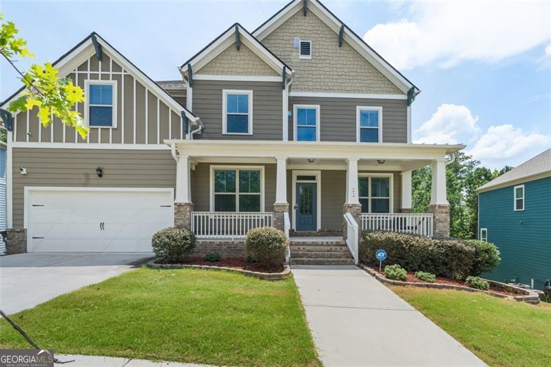 Welcome to 1618 Chancery Ln, Lithia Springs, GA, a truly exceptional 5-bedroom, 3-bathroom home boasting an impressive 5,076 square feet of beautifully designed living space. Located in a highly sought-after community with outstanding HOA amenities-including swimming pools, tennis courts, clubhouses, cable TV, and high-speed internet-this home offers the perfect blend of luxury and lifestyle. Step inside to a grand two-story foyer with a dramatic catwalk overlook that creates an immediate sense of space and elegance. The main level features a bright open layout where the gourmet kitchen flows seamlessly into the family room, perfect for entertaining and everyday living. You'll also find a formal dining room, a separate formal living room, and plenty of sunlight pouring in through large windows throughout. The massive master suite is a true retreat, complete with its own private sitting room, creating the perfect space to unwind. The spa-inspired master bathroom features double vanities, a soaking tub, separate glass shower, a private toilet room, and an expansive walk-in closet that feels like an additional bedroom. Downstairs, a full unfinished basement offers endless possibilities for customization-whether you're dreaming of a home theater, gym, or in-law suite with Mounted TV's on the wall. This home sits on a generous lot in a quiet, well-maintained neighborhood just minutes from shopping, dining, and major highways. Don't miss this rare opportunity to own a luxurious home with space, style, and amenities to match-schedule your tour today!