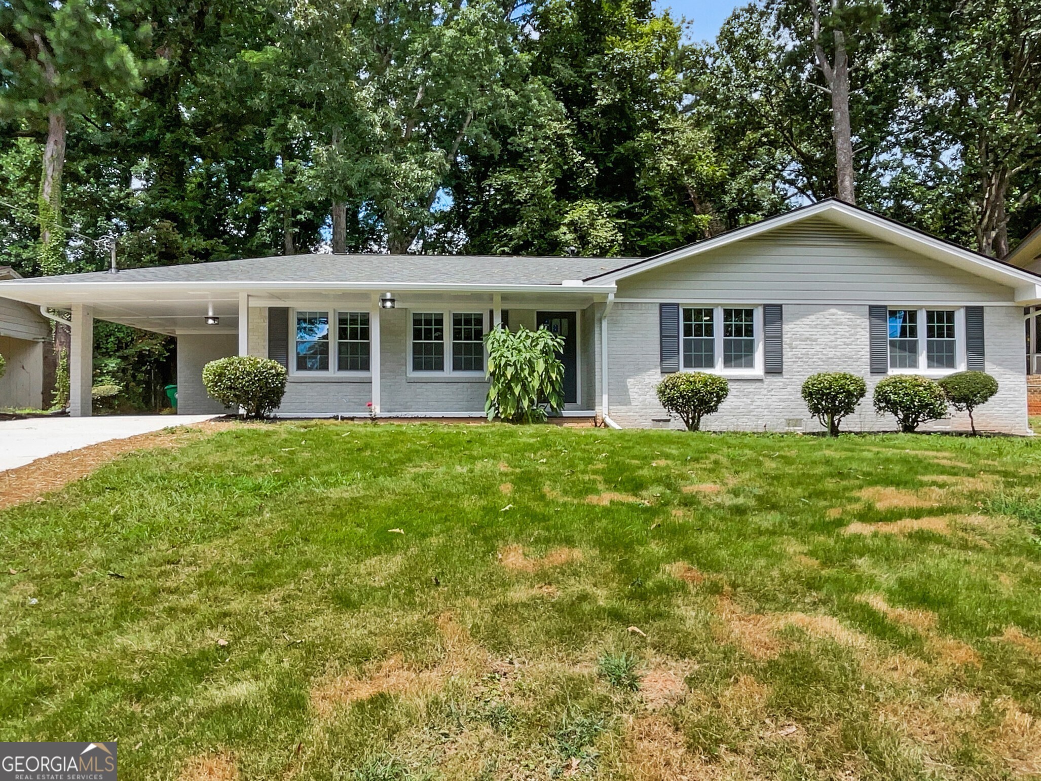 Welcome to this beautifully renovated home that features new windows, a new HVAC system and a new roof! Discover a bright interior tied together with a neutral color palette boasting fresh paint and new flooring. Step into the remodeled kitchen, complete with stone counter tops, new cabinets, stainless steel appliances and an eye catching stylish backsplash. A custom tile shower awaits in the master bath room. Take it easy in the fenced in back yard. The sitting area makes it great for BBQs! A must see!. 100-Day Home Warranty coverage available at closing