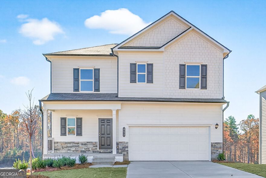 Move-In Ready!  The Benson II plan on an UNFINISHED BASEMENT in Kingston Park, built by Smith Douglas Homes. Price reflects full incentives toward the "FREE BASEMENT" promotion with use of the preferred lender-a fantastic opportunity for a spacious new construction home at an unbeatable price!  Explore exceptional value with this home. A welcoming and spacious entry leads to a seamless open-concept living, dining, and kitchen layout that spans the full width of the home. The efficiently designed kitchen features abundant countertop workspace, a center island with sink, upgraded cabinetry, and direct views into the family room. An electric fireplace creates a warm, inviting gathering space perfect for entertaining or everyday relaxation.  Outdoor living is abundant with both a 10x12 deck off the kitchen and a 10x12 patio on the basement level, offering multiple areas for hosting, grilling, or enjoying your backyard. Easy maintenance upgraded vinyl plank flooring extends throughout the main level for style.  Upstairs, the jprimary ensuite provides a spacious closet and private bath. Two additional bedrooms share a well-appointed hall bath, while the convenient upstairs laundry room keeps chores simple. A versatile loft with a storage closet adds even more functional living space-ideal for a home office, media area, or play zone.  The unfinished basement offers endless potential-finish it later for added value or personalize it to fit your lifestyle needs such as a home gym, workshop, recreation room, or additional living space.  Located in the desirable Kingston Park community, this move-in ready home blends modern design, efficiency, and incredible incentives for new construction buyers. Photos of home. Don't delay and be in your new home by the holidays!!!