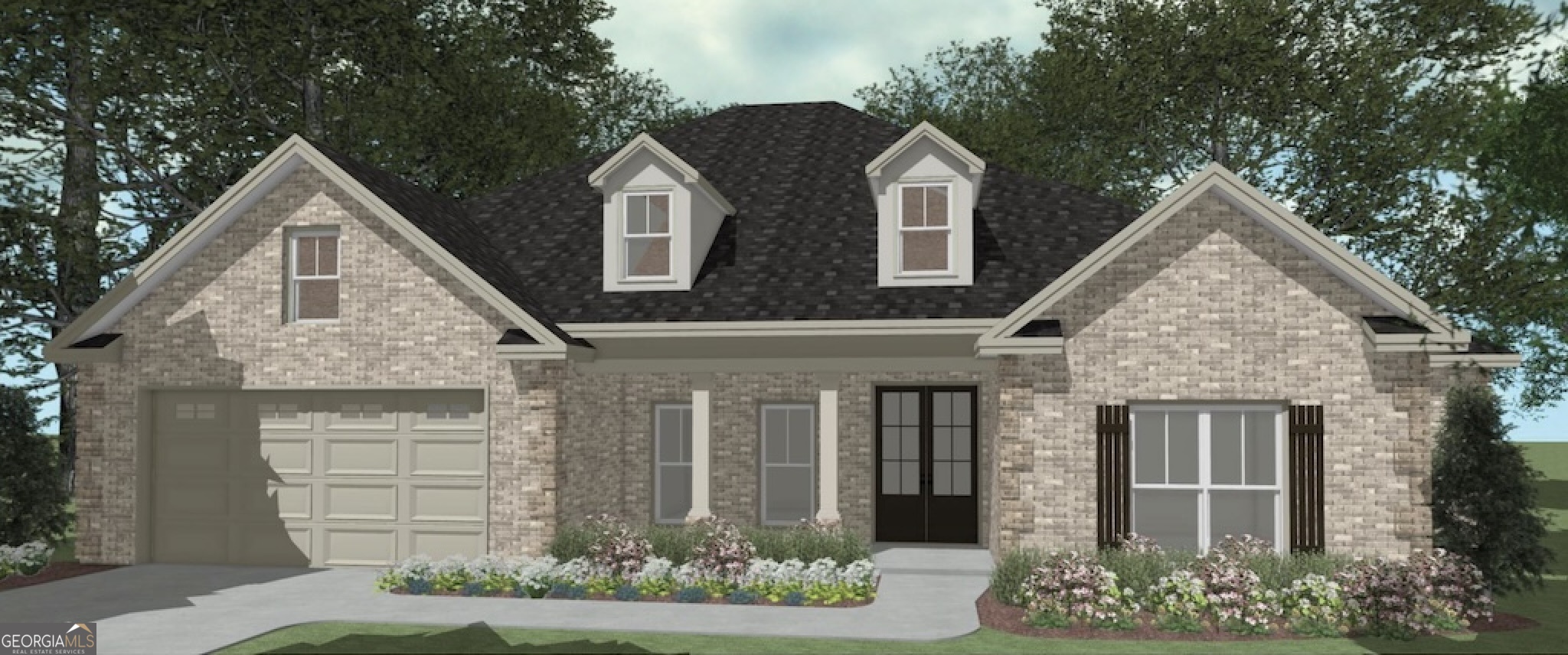 DRIGGERS CONSTRUCTION PRESENTS THE CHESTNUT A PLAN! All Brick, 4bd, 3 full bath with separate dining room. The beautiful kitchen boast lots of cabinet and counter space. Stainless steel appliances and granite counters throughout. The great room has an electric fireplace for those cozy nights in! The master suite has a large walk in closet and dual vanities. Includes Sod and sprinkler in front, sides and 10 ft off back of home. 2" wood faux blinds included. Estimated completion date is 10/1.