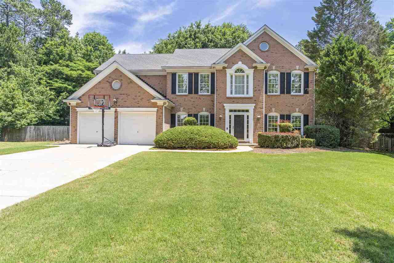 STUNNING 3 SIDES BRICK HOME WITH BRAND NEW UPDATES *BRAND NEW HVAC *BRAND NEW CARPET *NEW WATER HEATER (2018) *UPDATED MASTER BATHROOM *FORMAL DINING ROOM WITH TRAY CEILING *FORMAL LIVING ROOM WITH ADJOINING PRIVATE OFFICE WITH FRENCH DOORS *VAULTED CEILING IN THE GREAT ROOM WITH GAS LOG FIREPLACE *UPDATED CHEF’S KITCHEN WITH GRANITE COUNTERS, WHITE CABINETRY, TILED BACKSPLASH, ISLAND AND LARGE BREAKFAST AREA *OVERSIZED UPPER LEVEL OWNER’S SUITE WITH TRAY CEILING *UPDATED MASTER BATHROOM WITH NEW FLOORING, NEW PAINT, DOUBLE SINK VANITY, JETTED TUB AND SEPARATE SHOWER *3 GENEROUSLY SIZED SECONDARY BEDROOMS ON UPPER LEVEL *PRIVATE, FENCED BACKYARD WITH PATIO, LUSH LANDSCAPING AND TONS OF ROOM TO PLAY *PRIME SANDY SPRINGS LOCATION
