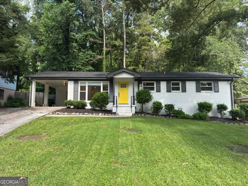 **** BACK ON THE MARKET **** Welcome to a beautiful fully renovated all-brick gem nestled in one of Atlanta's cozy neighborhoods! All Electric. This 3-bedroom, 2-bath home blends modern upgrades with charm, offering an combination of comfort, style, and location. This home includes a brand-new upgraded kitchen with granite countertops, new cabinetry, and stainless steel appliances. Major updates have already been done for you, including a new roof, new HVAC system, and plumbing throughout - everything you need for a move-in-ready experience! Featuring an open floor plan designed for today's lifestyle - perfect for both everyday living and entertaining. The three bedrooms offer comfortable retreats, while the two bathrooms have been updated with contemporary fixtures and finishes. The private backyard - accessible from the kitchen via a patio door - provides a quaint outdoor space. Location is everything, and this home delivers! Conveniently located minutes from I-285, you'll have quick access to major Atlanta destinations. You're just moments away from Camp Creek Marketplace, Publix, Target, LA Fitness, and a wide variety of popular eateries. Enjoy live entertainment just around the corner at Wolf Creek Amphitheater, and when it's time to travel, you're only a short drive from Hartsfield-Jackson Atlanta International Airport. This fully renovated home is ready to welcome you - schedule your private tour today!