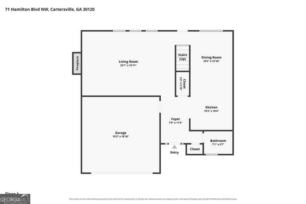 Photo of 71 Hamilton Boulevard NW, Cartersville, GA 30120 (MLS # 10833549)
