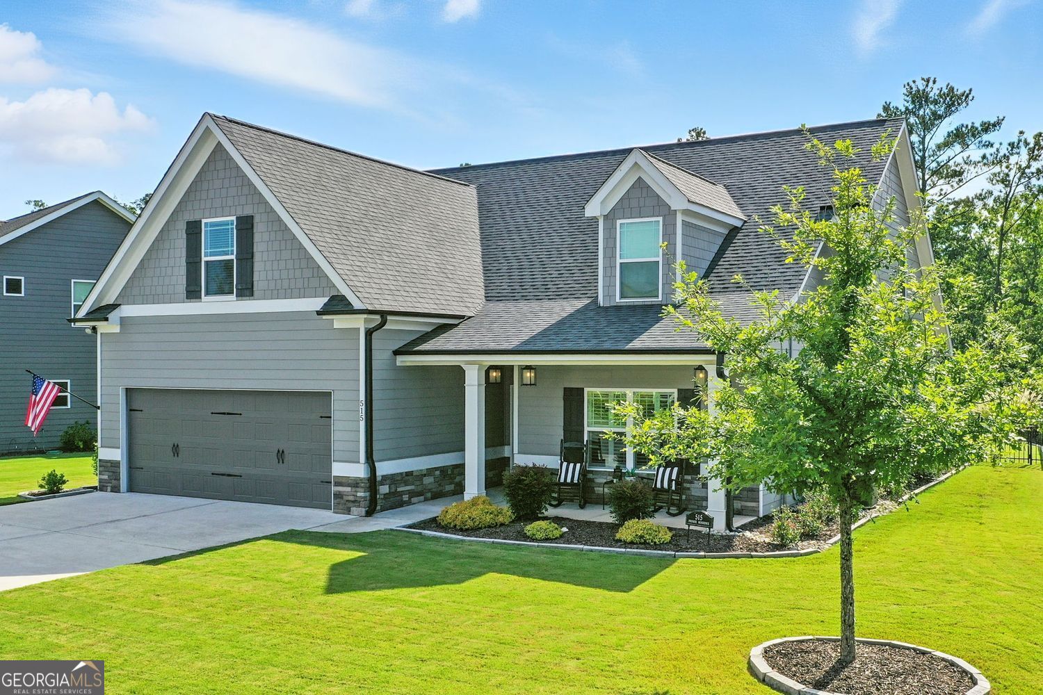 Built in 2021, this home boasts upgrades! Gently lived in by 1 individual. The pictures tell the truth! Redbud II plan, 2798 sq ft with two bedrooms on main and two bedrooms upstairs offer privacy for visiting guests. Front Porch, Screen Porch, Extended Patio, Fenced Yard, Sprinkler System (Lake Water Sourced). Large Walk-in Pantry. 22 kw Generator with buried 250 gal underground propane tank. Zero Entry Access Garage, Screen Porch, Master Bedroom, bath and closet and ADA Toilets but baths on main. Steps away from amenities including Great Festival Park: junior olympic pool, disc golf, post office, playground, volleyball court, basketball court, cornhole and dog park. Only .8 miles to the Lake Arrowhead Golf and Country Club which serves brunch, lunch and dinner with a full bar. Fees for Highlands Golf Course for Resident Members of the Golf Club click here: https://lakearrowheadclub.net/ Or if you are a boater, check out the Marina at the 540 acre lake. For a List of all Amenities, HOA fees include 24 hour gated access, 3 parks, 16 miles of trails, and Social Activities.