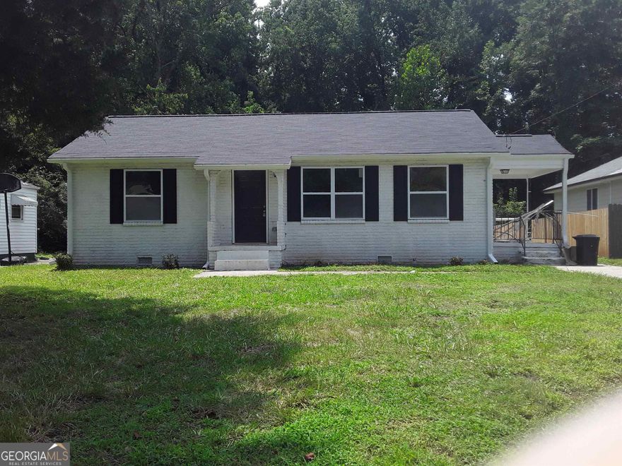 Must see renovated 3BR/1BA Brick Ranch! This home is currently tenant-occupied, please do not disturb. Updates include a brand new kitchen featuring granite countertops, shaker cabinets, stainless steel appliances (including refridgerator, range, microwave & dishwasher), and newer LVP flooring. The property also boasts newer fixtures and roof. Conveniently located just minutes from Browns Mill Golf Course, Lakewood Amphitheatre, Starlight Drive-In, Hartsfield-Jackson Airport, and Downtown plus all the shops and restaurants found on Moreland Ave! Interior photos were taken prior to the tenant's move-in.