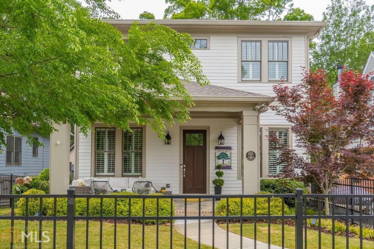 Stunning newer construction one block from Oakhurst Village - restaurants, market, coffee, gyms, jazz nights, festivals and more. This is the walking lifestyle you've been looking for, walk to ALL PreK-12 schools, parks, dog park, Marta, and even Decatur Square! High-end finishes throughout, gourmet chef's kitchen with 6-burner gas range with vented hood, pot filler, generous walk-in pantry. Huge kitchen island with seating and views to dining area open to the family room which walks out to a lovely screened-in back porch with plenty of space for dining, and an adjacent open-air deck for grilling. Smart layout on main has spacious bedroom or office option with full en-suite bathroom. Daylight basement has a giant family room that walks out to backyard, and also has the perfect guest suite layout with 2 bedrooms, full bath, wet bar, family room, media and exercise room. Upstairs has luxurious master with fabulous bath and walk-in closet. Get ready to love your home and neighborhood!