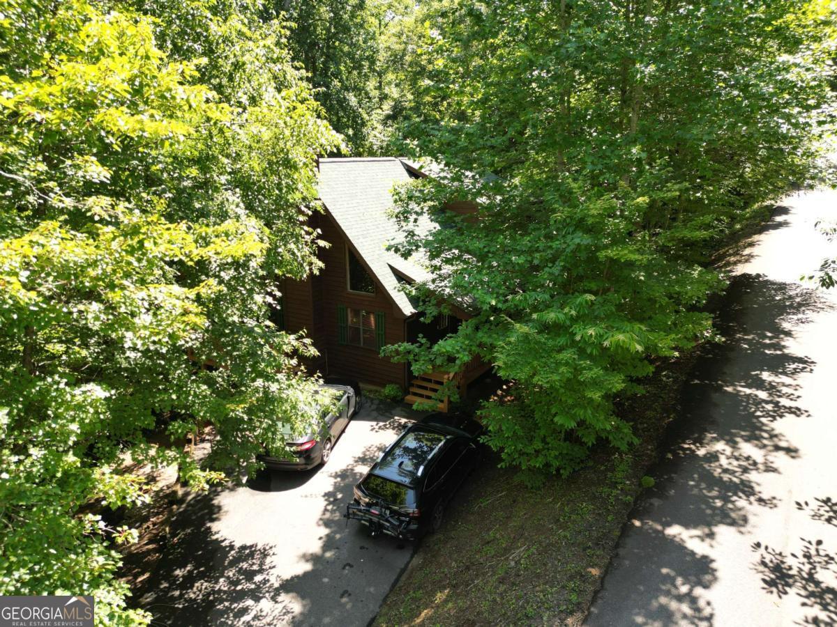 This beautifully situated home is just 4 minutes from Lake Nottely Marina, 8 minutes from downtown Blairsville, and only yards away from Forest Service Road 100, offering direct access to miles of hiking, mountain biking, and OHV trails. The home is nestled on a wooded, sloping lot that borders the serene Reece Creek, providing both privacy and natural beauty. Inside, you'll find hardwood floors throughout, complemented by commercial-grade LVP flooring, ensuring both elegance and durability. The home boasts an updated exterior with fresh paint and a new roof, both completed in 2021. Additionally, the property is surrounded by the natural beauty of the North Georgia mountains, making it a perfect retreat for outdoor enthusiasts and those seeking a peaceful, private setting. With easy access to nearby Blairsville, you'll enjoy the perfect balance of mountain living and convenience. This property offers the ideal blend of comfort, accessibility, and adventure-perfect for anyone looking to embrace the beauty of the area and all it has to offer.