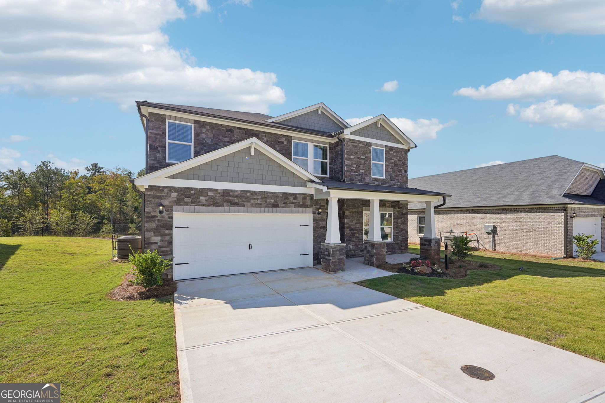 Brand new, energy-efficient home available NOW! Sip your coffee from the ChathamCOs charming back patio. Inside, versatile flex spaces allow you to customize the main level to fit your needs. The impressive primary suite boasts dual sinks and a large walk-in closet. Starting from the $400s, Creekside at Oxford Park features ranch and two-story homes in South Fulton. Homeowners will enjoy a variety of amenities including a swimming pool, clubhouse and playground. This community offers easy access to parks, local shopping and dining in Downtown Fairburn as well as I-85 and major employment centers.  Each of our homes is built with innovative, energy-efficient features designed to help you enjoy more savings, better health, real comfort and peace of mind.