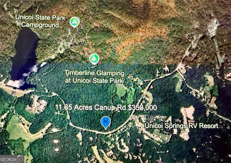 11.65 acres just before Unicoi State Park in beautiful Sautee Valley. just above Helen. Owner will consider subdivide. Zoned R1. Survey available. Near high end Glamping and RV resorts.