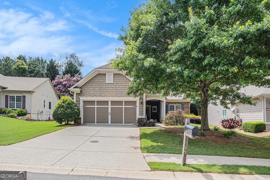 Welcome to 4445 Vanadium Bend, a spacious and elegant home perfectly situated on one of the largest lots in Fieldstone, directly across from a peaceful green space park. This beautifully maintained residence features hardwood floors and crown molding throughout the main level, a bright and open layout, and a thoughtfully designed kitchen with granite countertops and ample cabinetry. Additional rooms include the cozy family room with fireplace, a sunroom with great natural light, and a private home office with glass doors to work in peace and add to the home's appeal. The luxurious master suite offers a tray ceiling, walk-in closet, and spa-like en-suite bath with a double vanity, soaking tub framed by a stained glass window, and a separate shower. The guest bedroom offers a full adjoining bath that ensures comfort and privacy for visitors, while plush carpeting in the bedrooms that create a warm, inviting feel. Enjoy the private backyard and patio, perfect for quiet mornings or entertaining. Residents of Fieldstone enjoy unparalleled amenities, including a resort-style family pool with water slide, quiet adult pool, tennis and pickleball courts, a fitness center, clubhouse with year-round events, fishing pond, and scenic walking trails. Combining high-end features, a prime location, and an active community lifestyle, this home is a rare find. Schedule your private showing today!