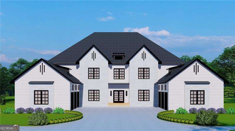 New Construction, scheduled to be complete by May 2026. This remarkable new construction home, is situated within the prestigious Echelon Golf Club-home to one of Georgia's finest golf courses. Featuring an impressive 7 bedrooms and 9 bathrooms, offering a total of 12,200 square feet of opulent living space, with 7,758 square feet on the main and upper levels, and 4,442 square feet of beautifully finished lower-level space. The premium golf course acre lot, boasts breathtaking golf course views that truly elevate your lifestyle. For the auto enthusiast, this home includes a spacious 6-car garage, ensuring ample room for your collection. Crafted by the esteemed Alexandria Homes, this turn-key residence combines stunning design with high-quality construction, featuring only the finest materials, energy-efficient aluminum windows, and advanced spray foam insulation to help you save on utility costs. As you enter through the grand 20-foot foyer, you're greeted by a sense of majesty that continues throughout the home. To your left, a sophisticated office provides a perfect workspace, while to your right, an elegant dining room awaits. The expansive great room showcases soaring 20-foot ceilings, a captivating fireplace, and built-in shelving, flowing beautifully into the spacious bar and gourmet kitchen with custom cabinetry, an impressive island table, and top-of-the-line appliances-all complemented by a butler's pantry for effortless entertaining. Step seamlessly into the cozy keeping room, which features its own fireplace and opens onto the terrace, creating a perfect setting for year-round entertaining. The master suite, also located on the main level, is your personal sanctuary, complete with a sitting area, a warm fireplace, and a spa-like bathroom with a generous walk-in shower, a lavish soaking tub, and a huge custom closet with built-in and island designed for ultimate organization and luxury. Ascend to the upper level where you'll find a loft space overlooking the court yard, along with four generously sized en-suite bedrooms equipped with their own bathrooms, and large walk in closets with custom built-in closets-all designed for comfort and privacy. Along with bonus room that can be a second office or media room. Elevator access on all 3 levels including the upper level. The lower level is an entertainer's dream, featuring a theater room for movie nights, a fully spacious gym, and an expansive family room with a fireplace and built in shelving, all leading directly to the enchanting salt water and heated pool and spa, and terrace area, completed with a fireplace and grill-perfect for summer gatherings. This architectural marvel is designed with modern living in mind, boasting laundry rooms on every level and tray ceilings adorned with LED lighting throughout, ensuring a bright and airy ambiance. An elevator provides effortless access to all levels of the home, enhancing convenience for everyone. This custom home can be built in approximately 10-12 months. With five custom new construction homes currently available within this gated community by Alexandria Homes. You'll can also enjoy access to top-tier public and private schools, along with beautiful horse country nearby and easy access to downtown Alpharetta and Avalon Shopping Center. Don't miss this unparalleled opportunity to claim your place in this exquisite community. There is still time to customize! Call Today! Don't miss the chance to make this luxurious estate your own. Schedule your private tour today and discover a new standard of living at Echelon Golf Club! Scheduled to be completed May 2026.