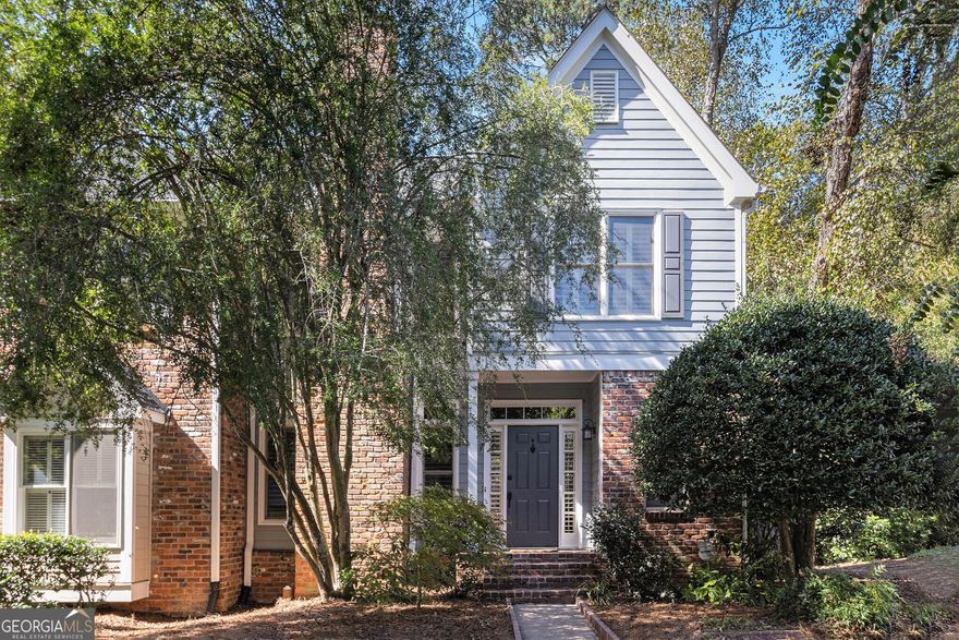 End-Unit Townhome in Sought-After Riverwalk - Steps from the Chattahoochee River and Scenic Nature Trails! Discover the perfect blend of nature, lifestyle, and luxury living in this Stunning End-Unit Townhome located in one of Roswell's most desirable communities   Riverwalk. Nestled along a private neighborhood trail and with easy access to the Chattahoochee River and the Roswell Boardwalk, residents enjoy easy access to the Chattahoochee Nature Center, Vickery Creek Falls, and top hiking spots like The Mill Trail. Spend weekends exploring the outdoors or grab a coffee from Land of a Thousand Hills before hitting the trails just steps away. Step inside through the Foyer Entrance to find Hardwood Floors and Wooden Shutters that flow throughout the light-filled home. The Chef's Kitchen impresses with Granite Countertops, Tile Backsplash, Stainless Steel Appliances, and a Breakfast Bar that opens to a cozy Fireside Breakfast Room. Continue into the Open-Concept Living Area, where a Family Room with a Fireplace and a Dining Room framed by Picture Windows lead to the Private Rear Deck   perfect for morning coffee or Al Fresco Dining surrounded by trees. Upstairs, retreat to the Primary Suite boasting a Tray Ceiling, Custom Walk-In Closet, and a Spa-Inspired Ensuite Bath with Dual Vanities, a Modern Soaking Tub, and an Oversized Tiled Shower with Rainfall Showerhead and bench seating. Two additional bedrooms share a stylish Hall Bath with an extended vanity. The Fully Finished Basement offers endless flexibility   featuring a Large Entertaining Room with Wet Bar, an additional Bonus Room, and a Full Bathroom   perfect for a home theater, office, or guest suite. Enjoy serene views and privacy from the Expansive Rear Deck overlooking a wooded area. This Certified Wildlife Habitat offers the rare opportunity to live immersed in nature while still being minutes from shopping, dining, entertainment, and parks   with easy access to GA-400 and I-285. This Riverwalk gem truly captures the ultimate Roswell lifestyle where urban convenience meets natural tranquility.