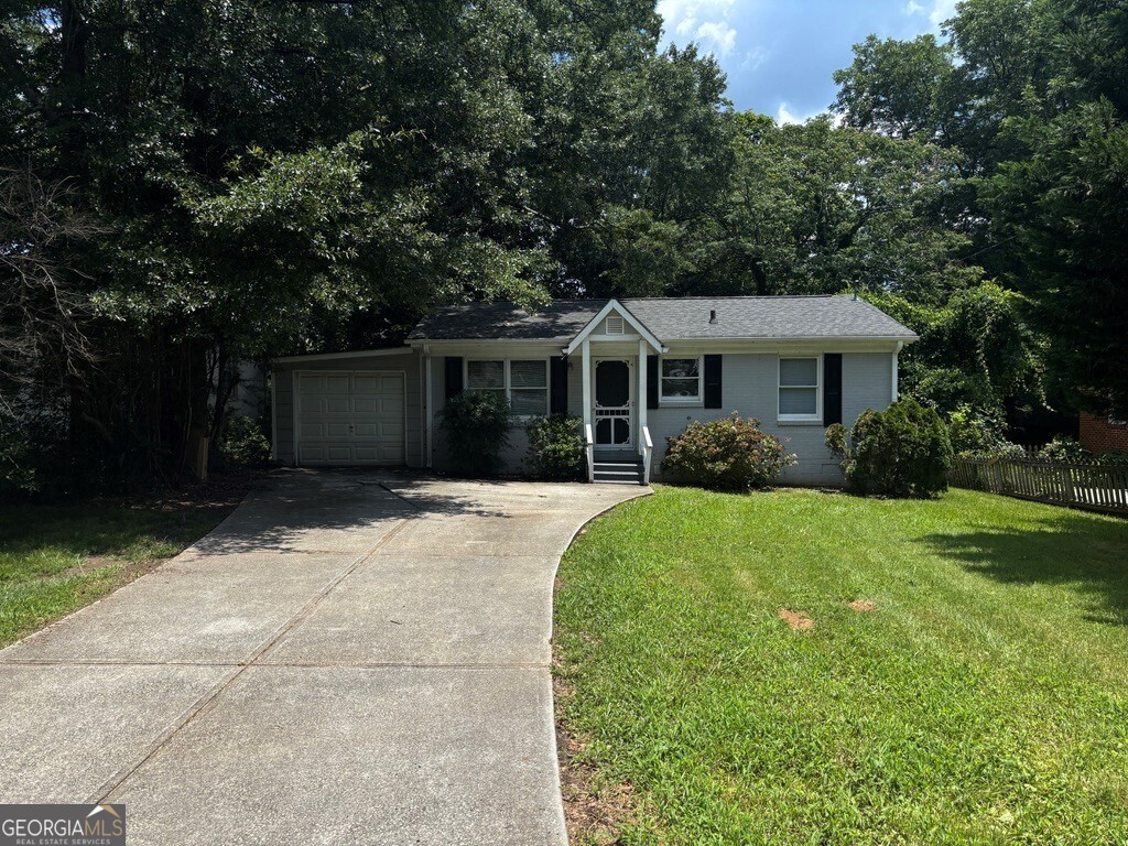 Located just minutes from Downtown Tucker, this beautifully maintained all-brick ranch offers the perfect blend of comfort and convenience. Enjoy the ease of walking to nearby shopping and dining. Inside, you'll find updated bathroom, hardwood floors throughout and a nice updated kitchen. The home also features a 1-car garage and a private backyard complete with a sundeck perfect for relaxing or entertaining. Exterior scheduled to be repainted soon!