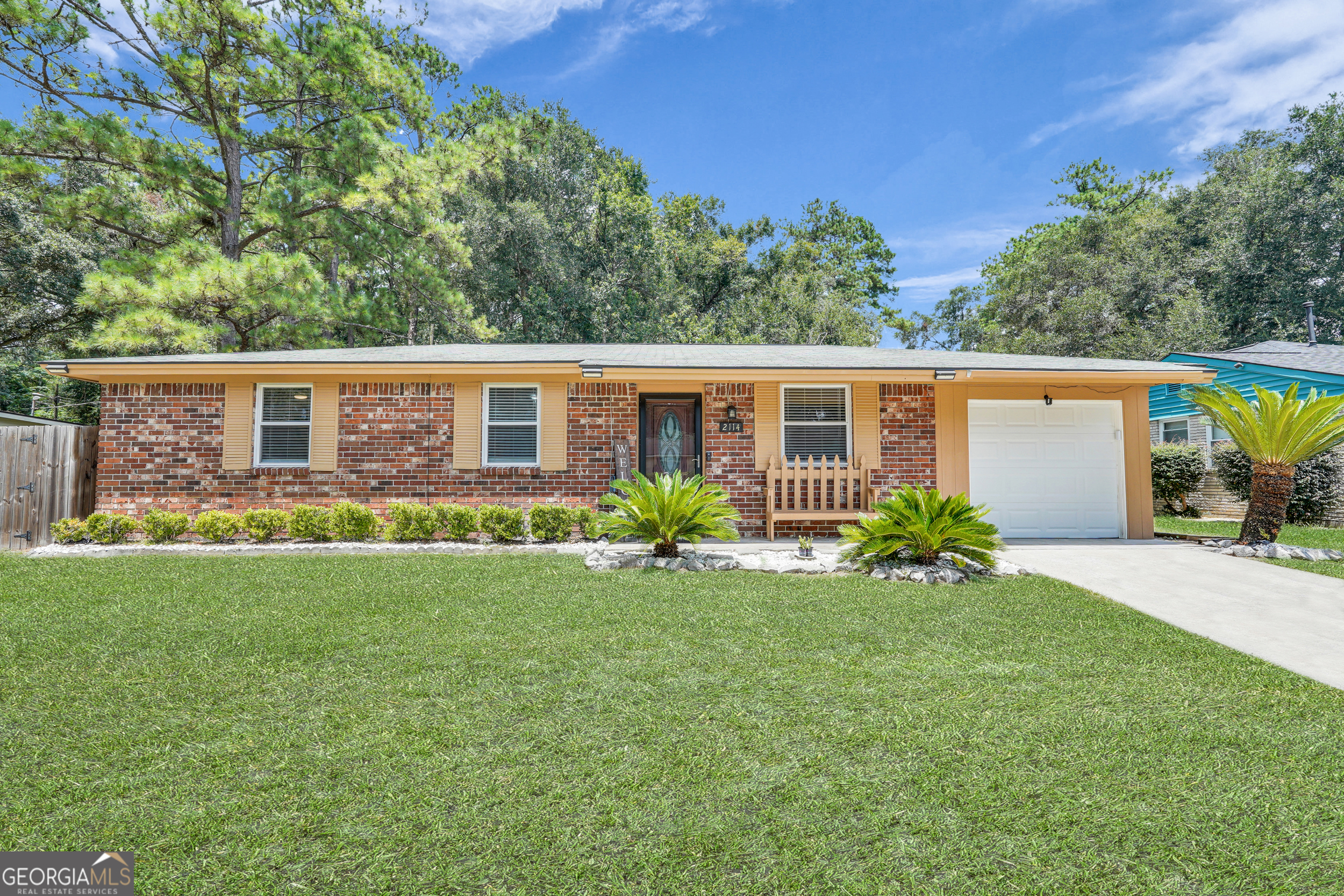 Welcome to 2114 Teresa Dr - a beautifully maintained 3-bedroom, 1.5-bath brick ranch that perfectly blends comfort, functionality, and location. Step inside to an open-concept floorplan where the cozy living room flows seamlessly into a well-appointed kitchen, ideal for entertaining and everyday living. Enjoy outdoor living at its best in the spacious, fully fenced backyard, complete with a storage shed and an above-ground pool - perfect for relaxing or hosting summer gatherings. The home also features a 1-car garage, offering additional storage or parking convenience. Nestled in a desirable Savannah neighborhood, this home provides easy access to local schools, shopping, dining, and just a short drive to downtown and the beach. Don't miss this opportunity to own a move-in ready home in a great location!