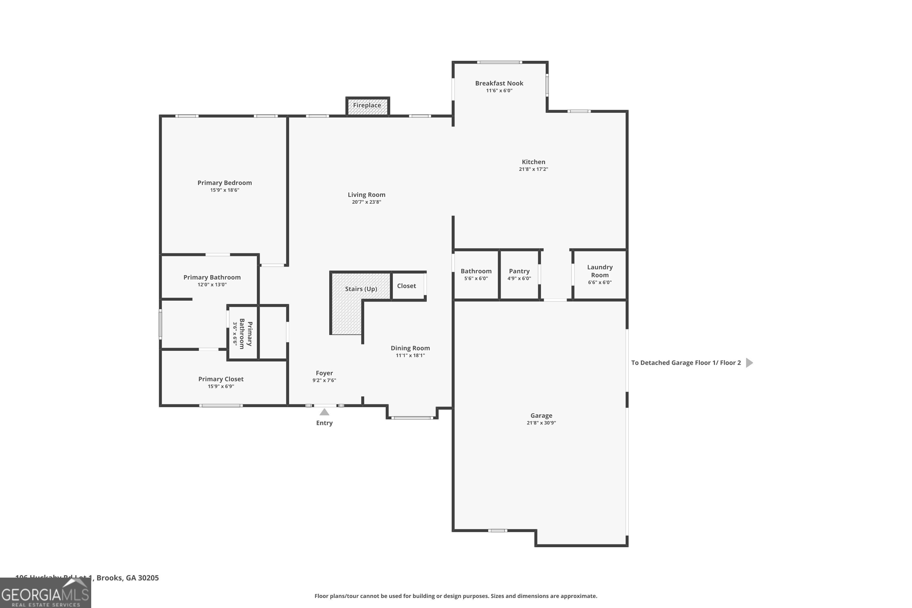 Brooks, Georgia 30205, United States, 6 Bedrooms Bedrooms, ,5 BathroomsBathrooms,Residential,Active,174800
