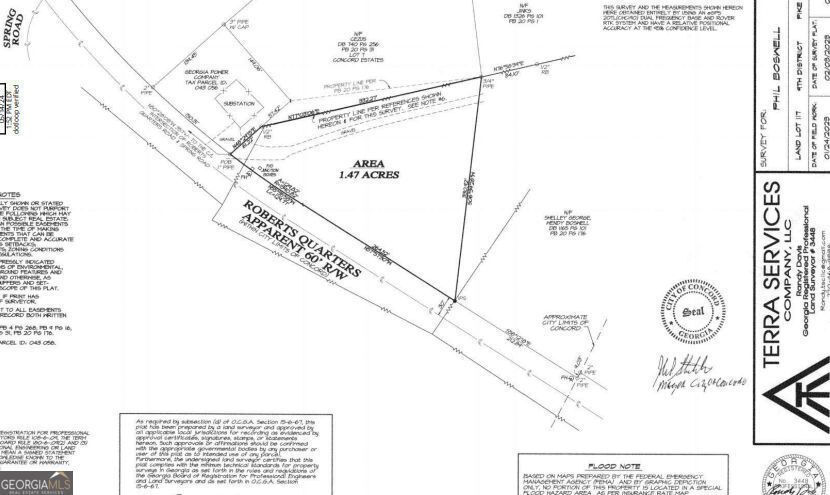 1.47 ACRES Roberts Quarters RD