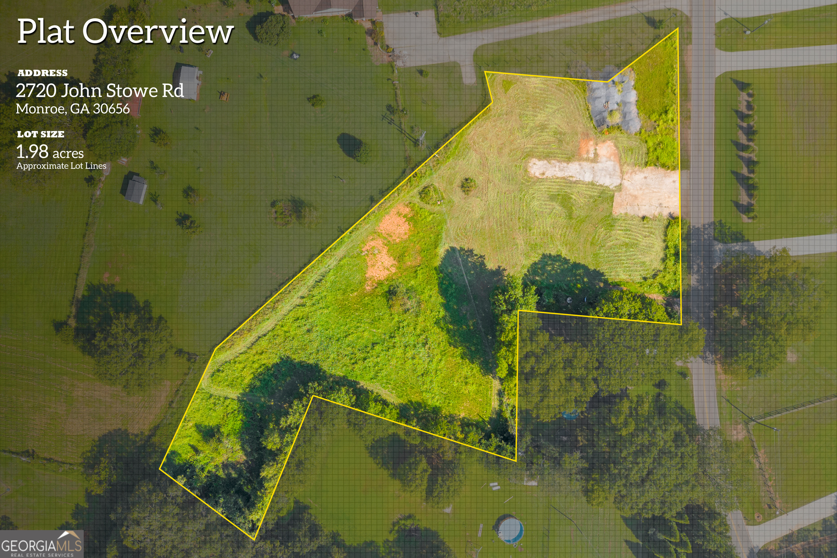 1.98 acres zoning B-3 Property class C-3 with approx. 255 foot of road frontage on John Stowe Rd just off of Hwy 11 in heart of Campton. Tons of approved uses! Site is level and ready for your development. 9 minutes to downtown Monroe, 11 minutes to Barrow Crossing and US 29.