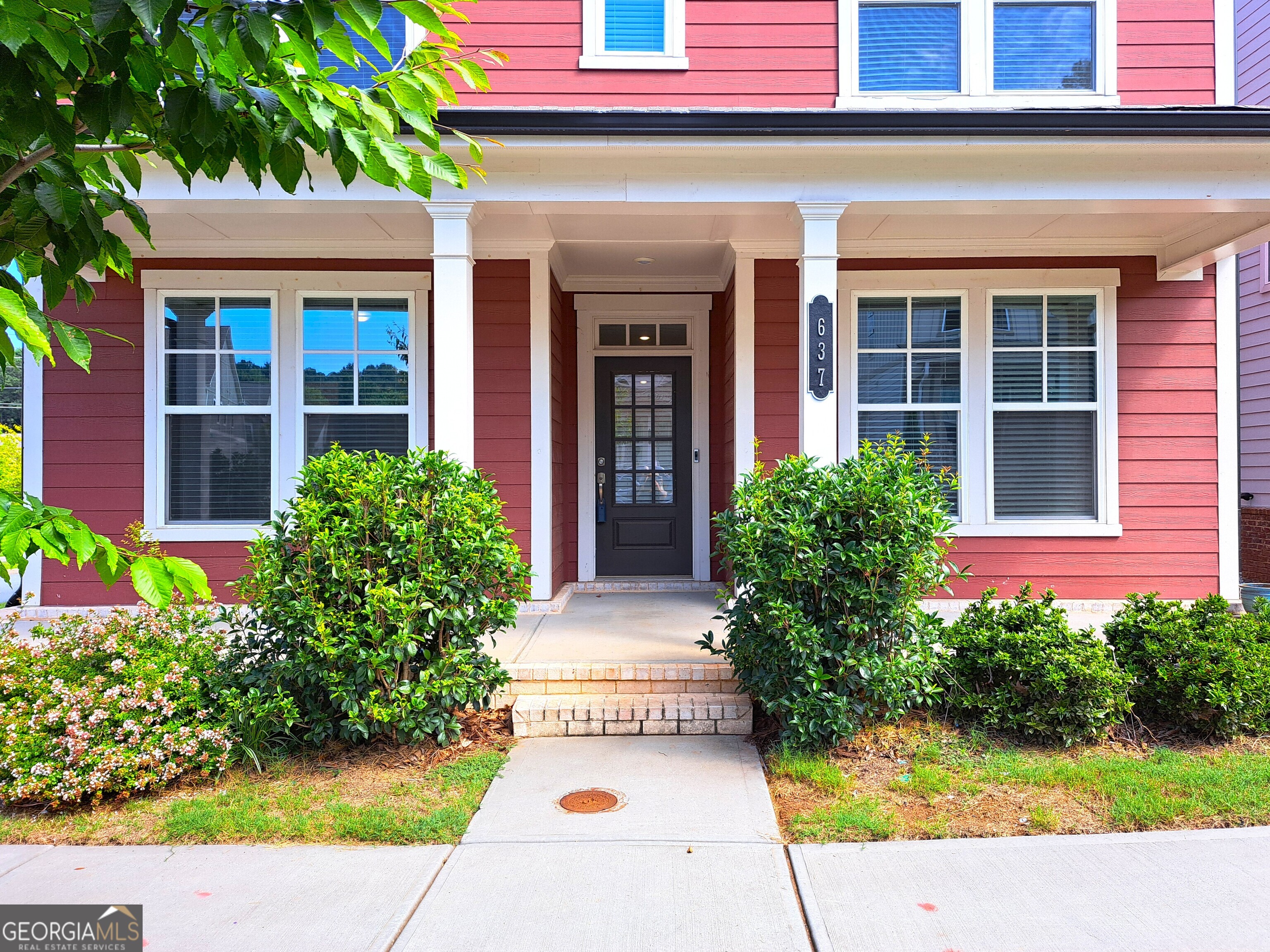 Beautiful move-in ready house nestled in the heart of Suwanee and conveniently located near shops, dining, parks, and the Suwanee Town Center! Desirable location with great Gwinnett schools! Traditional 2-story house with lots of designer upgrades. Main level: Beautiful hardwood flooring throughout and a large open floor plan with a gorgeous Kitchen featuring stainless steel appliances (refrigerator coming soon), family room, and dining area, guest bedroom, full bath, mudroom bench near rear entrance and coat closet near the front entrance, and a flex area that could be used as a formal dining room, living room, or office. Upper level: Spacious Master Suite with a large walk-in closet and a luxurious tiled shower and double vanities, two secondary bedrooms, a shared bathroom, laundry room, and a loft!